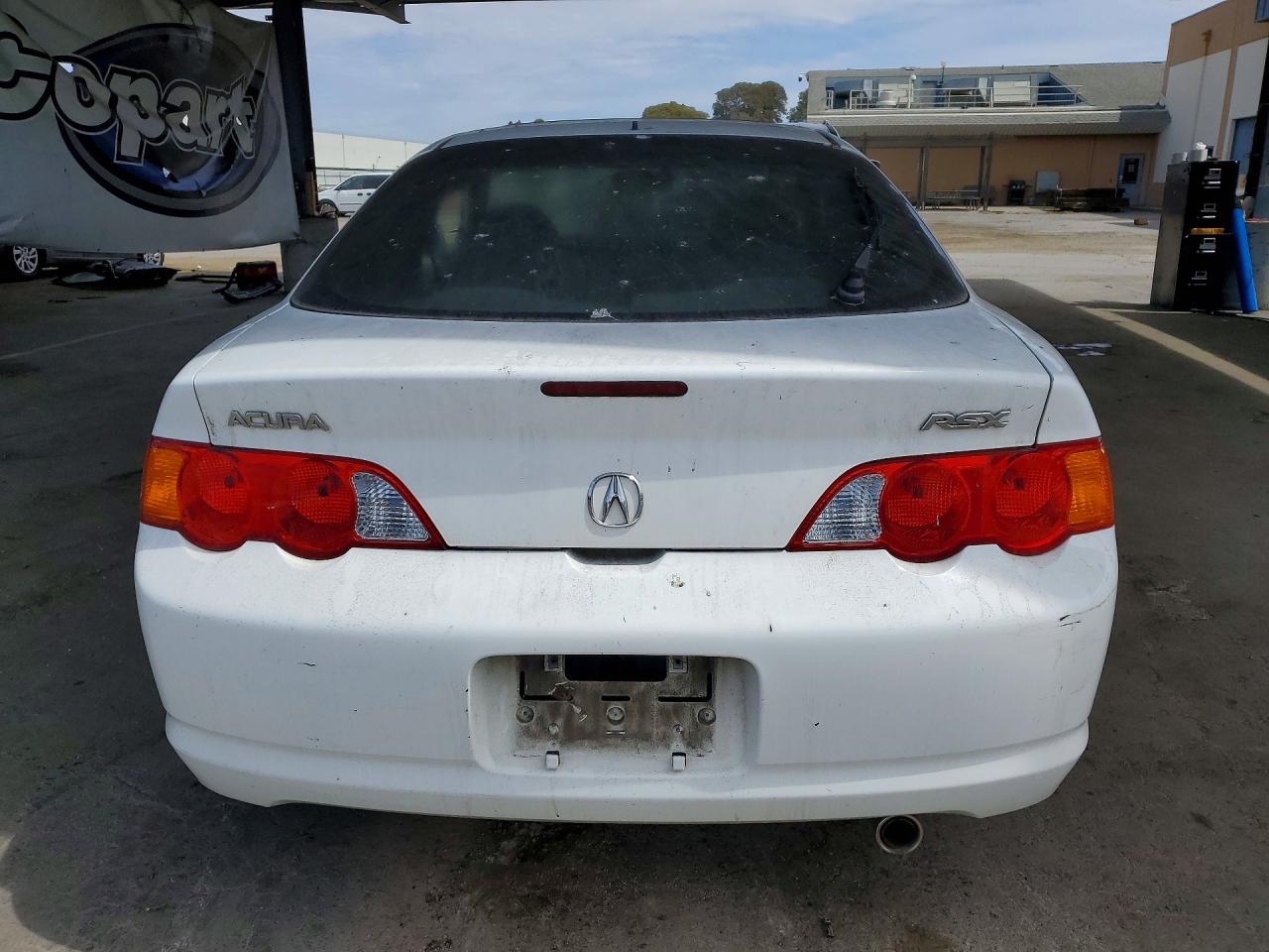 2004 Acura Rsx White vin: JH4DC54834S008530