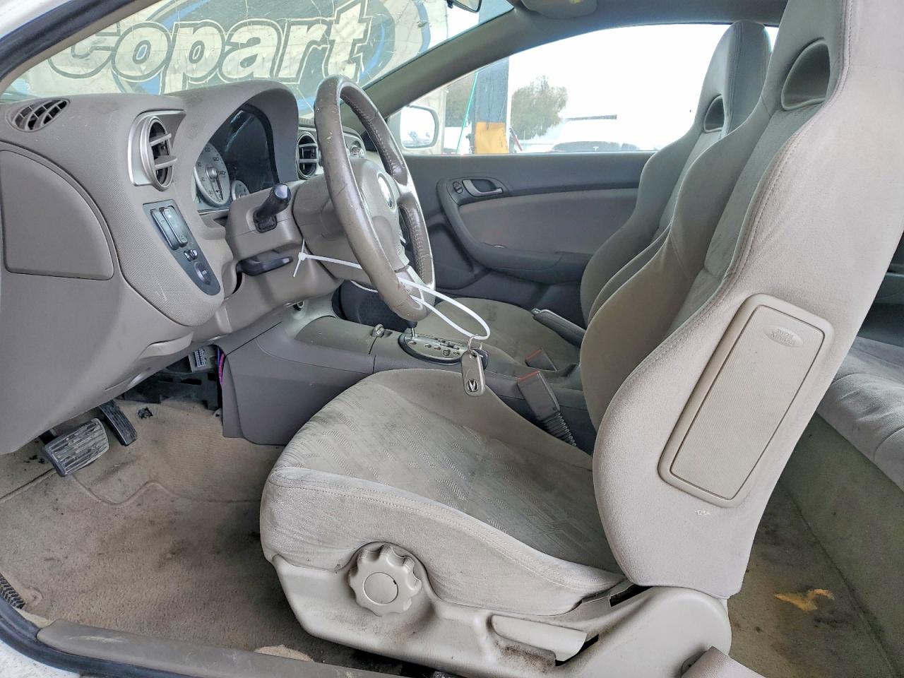 2004 Acura Rsx White vin: JH4DC54834S008530