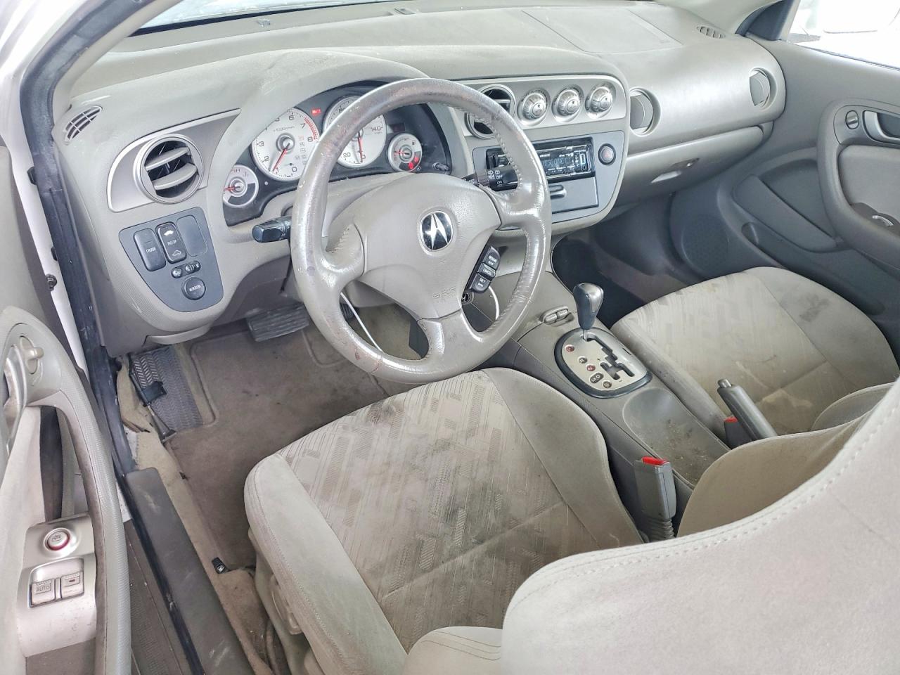 2004 Acura Rsx White vin: JH4DC54834S008530