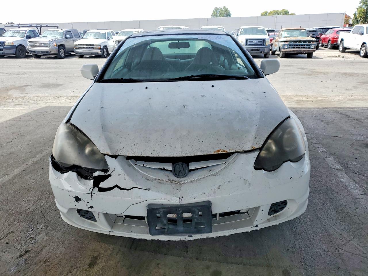2004 Acura Rsx White vin: JH4DC54834S008530