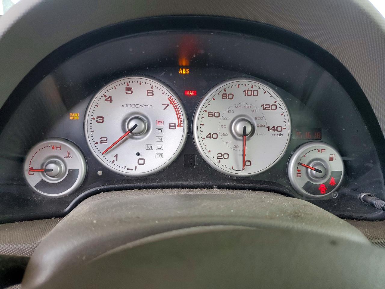 2004 Acura Rsx White vin: JH4DC54834S008530