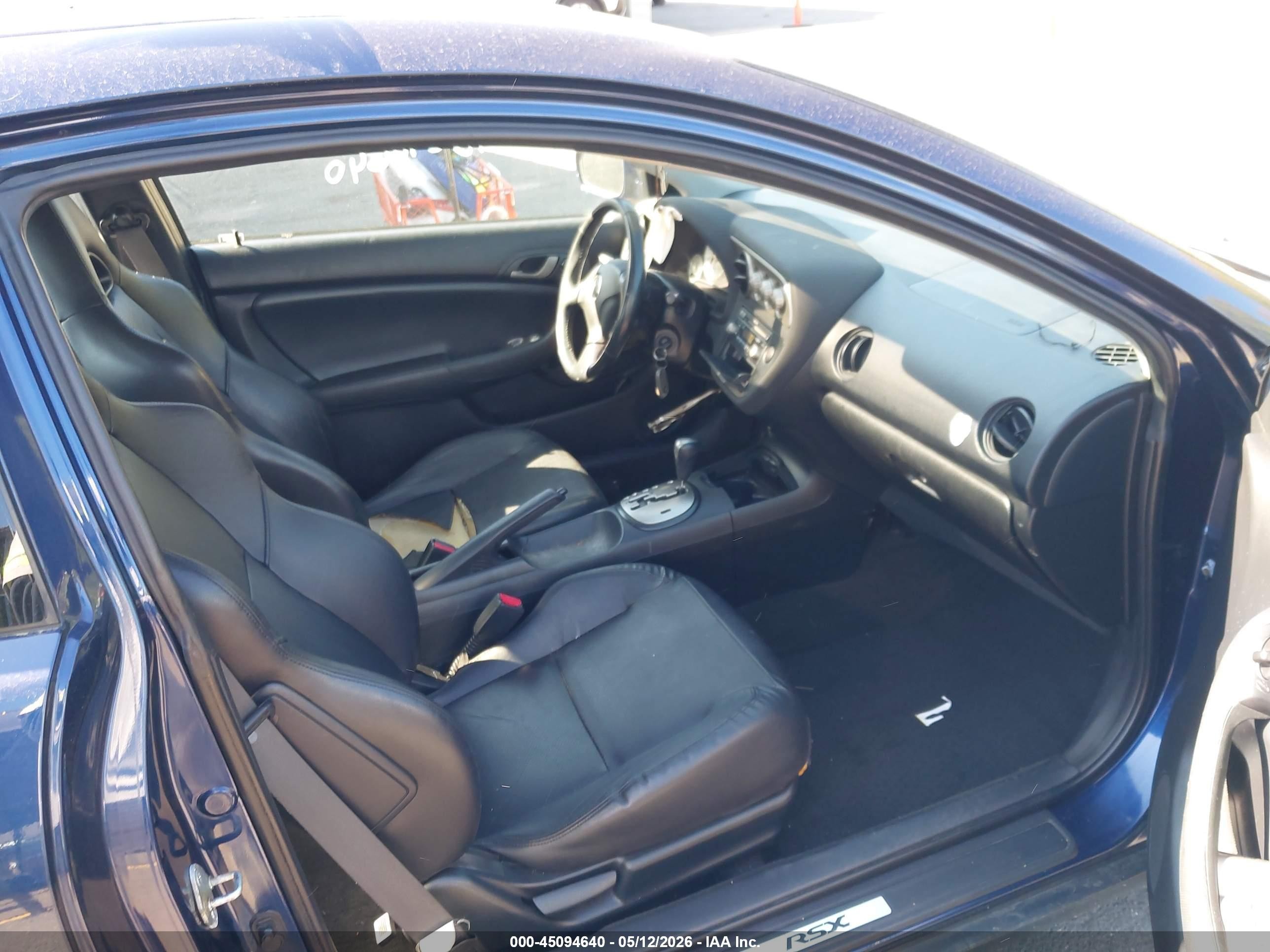 2004 Acura Rsx   Blue vin: JH4DC54834S014506