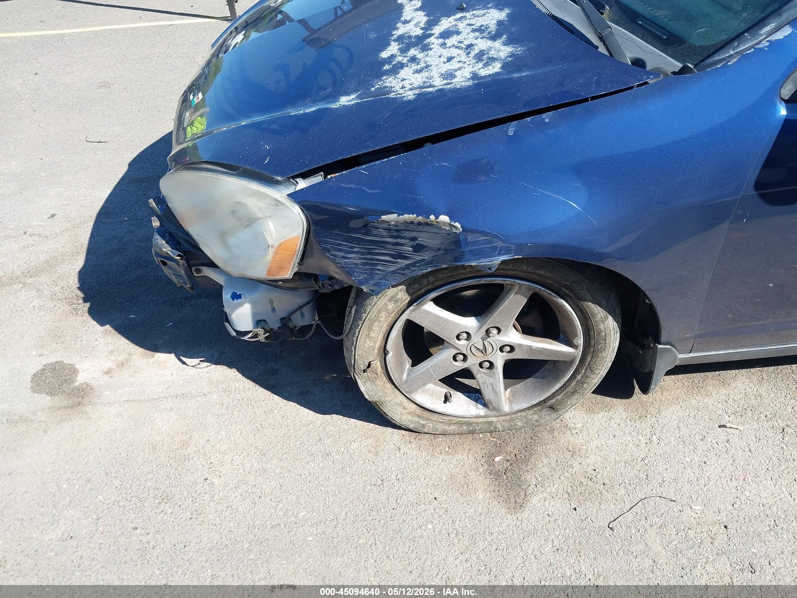 2004 Acura Rsx   Blue vin: JH4DC54834S014506