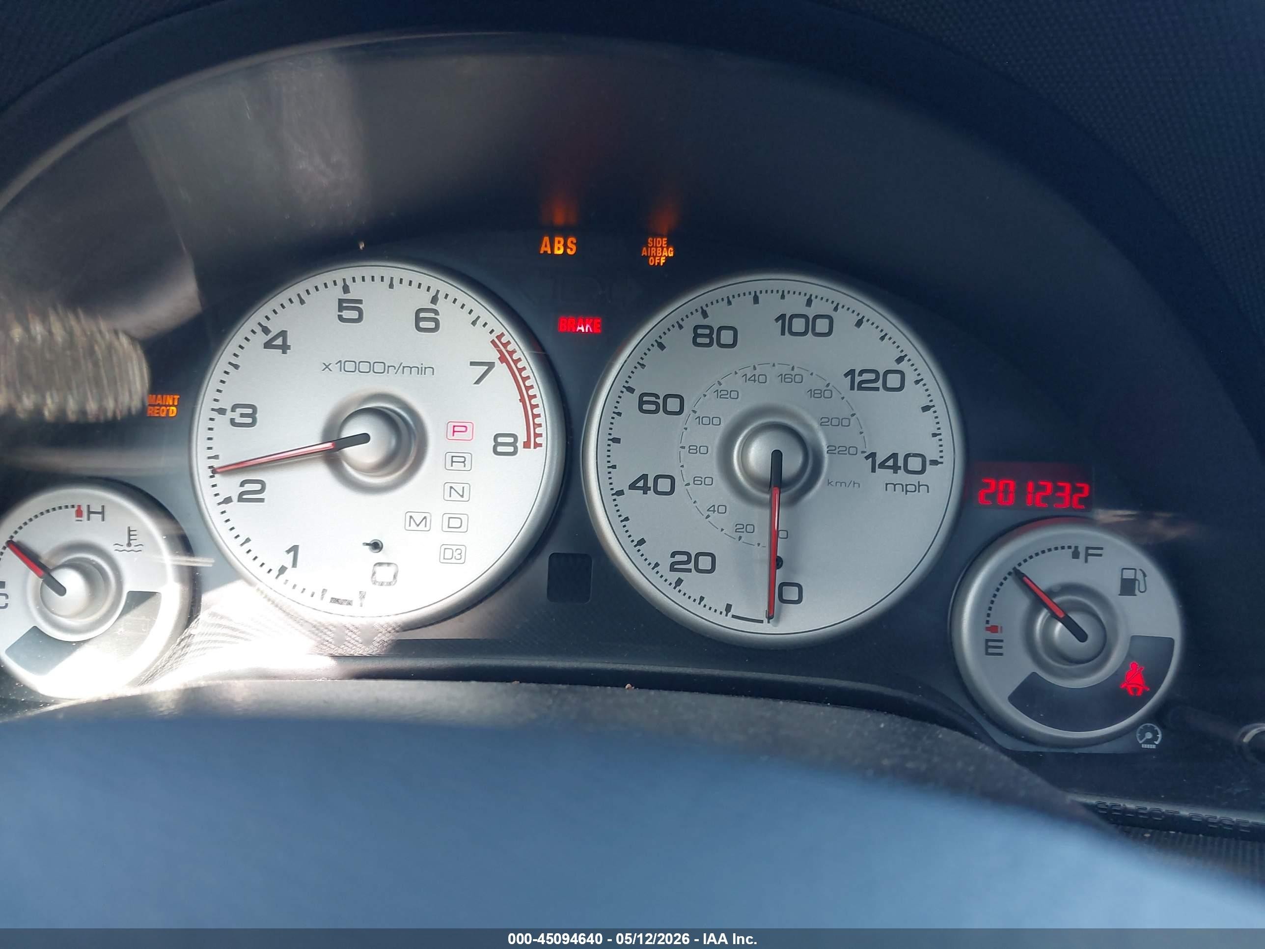 2004 Acura Rsx   Blue vin: JH4DC54834S014506