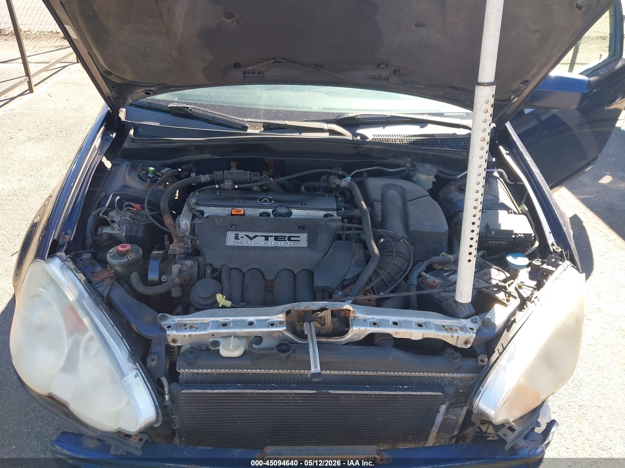 2004 Acura Rsx   Blue vin: JH4DC54834S014506