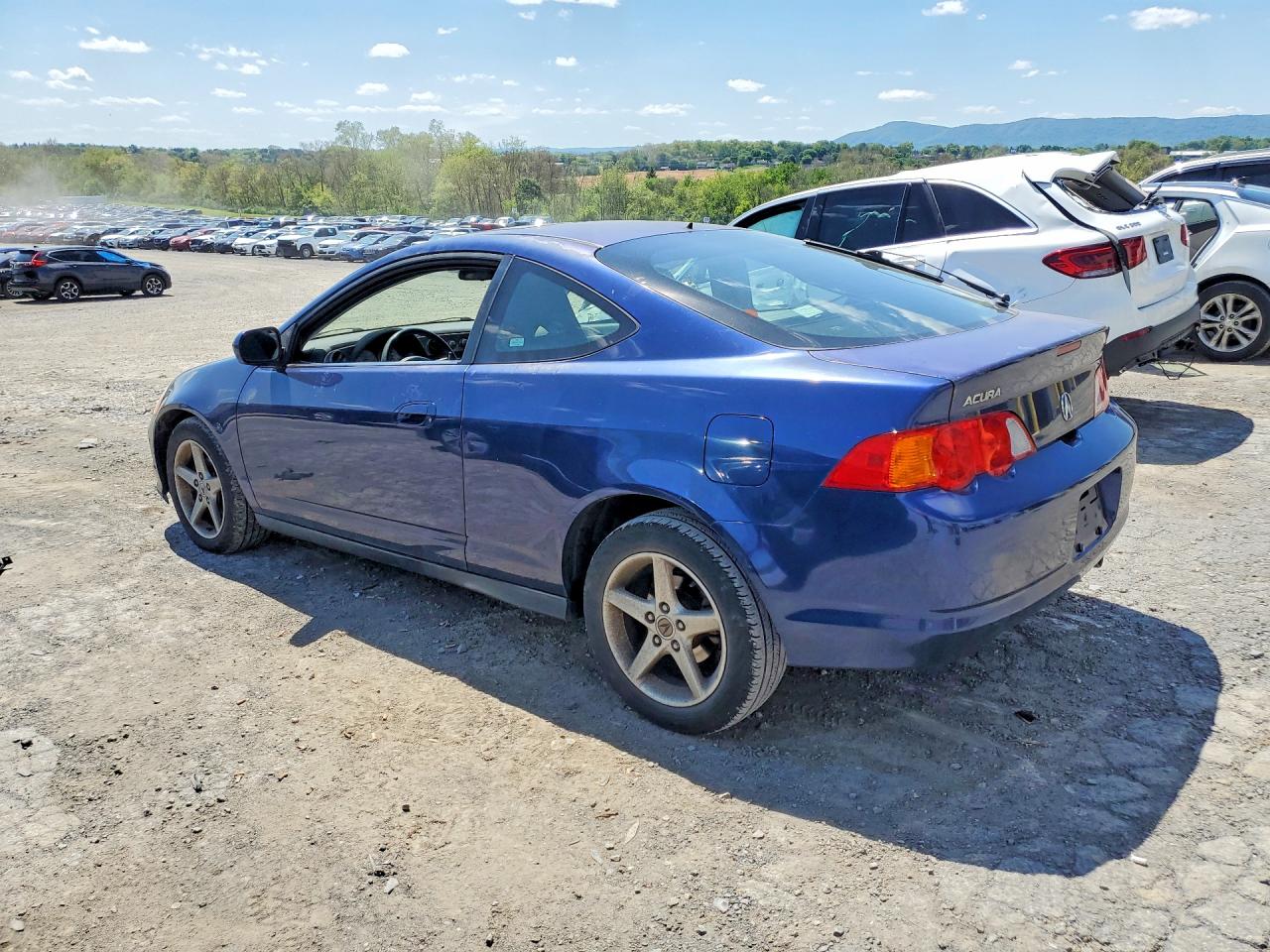 2004 Acura Rsx Blue vin: JH4DC54834S016496
