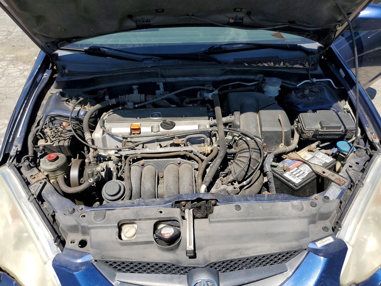 2004 Acura Rsx Blue vin: JH4DC54834S016496