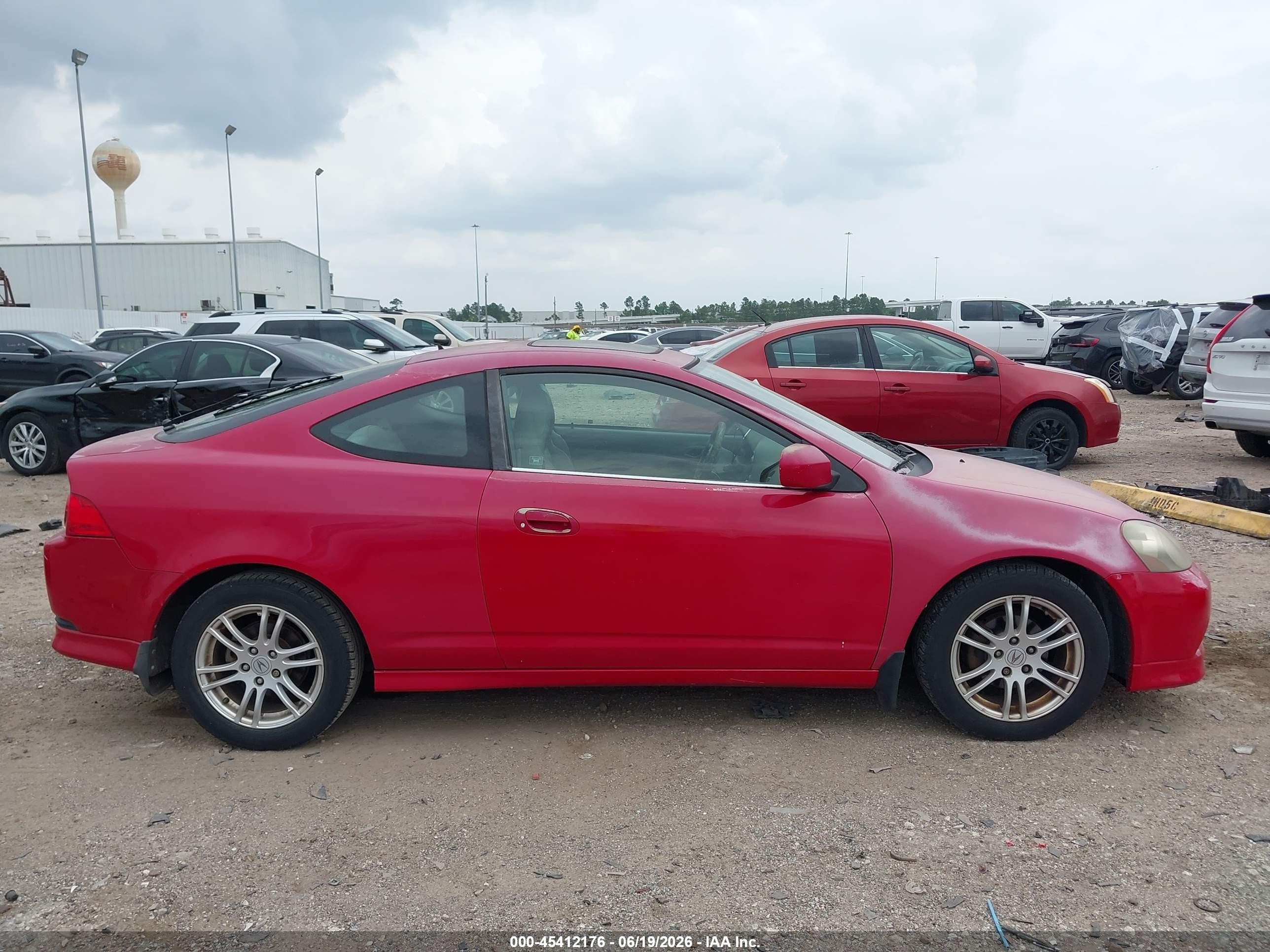 2005 Acura Rsx   Red vin: JH4DC54835S004754