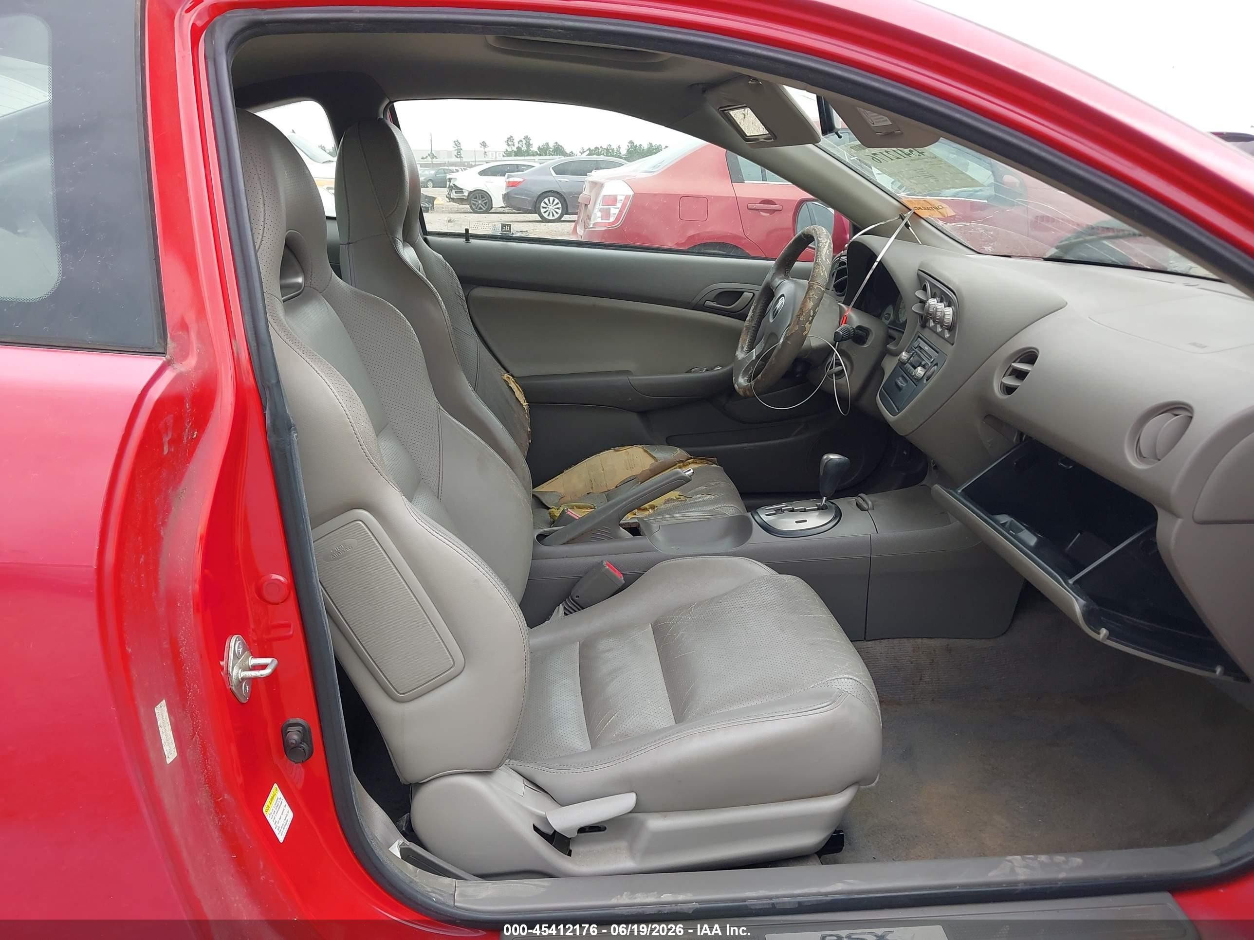 2005 Acura Rsx   Red vin: JH4DC54835S004754
