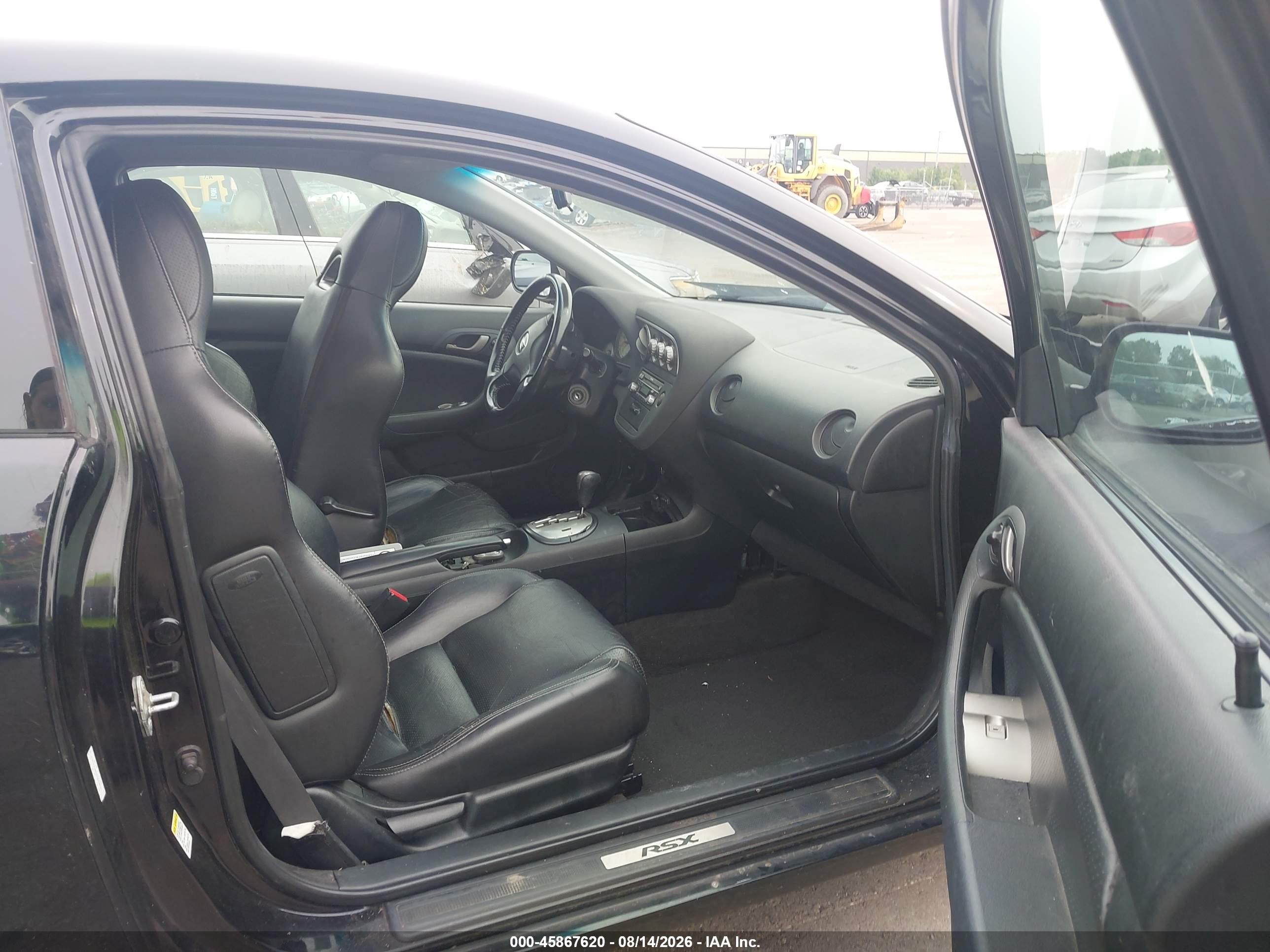 2005 Acura Rsx   Black vin: JH4DC54835S006181
