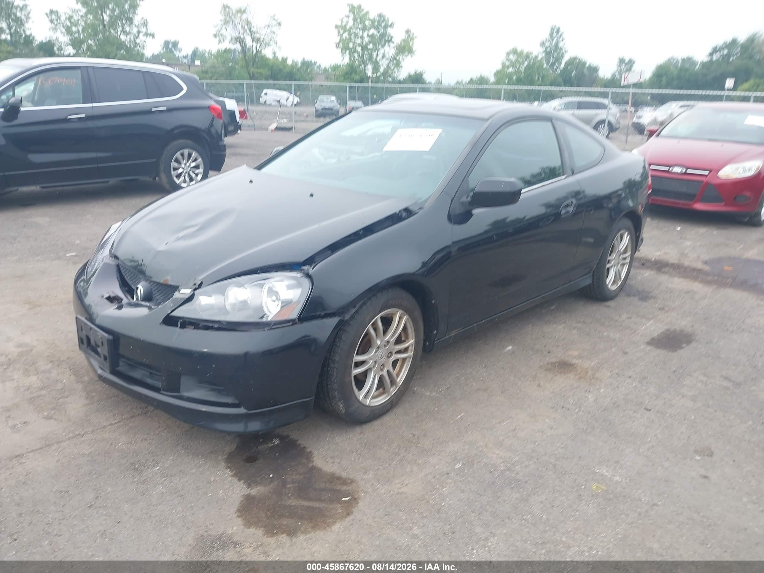 2005 Acura Rsx   Black vin: JH4DC54835S006181