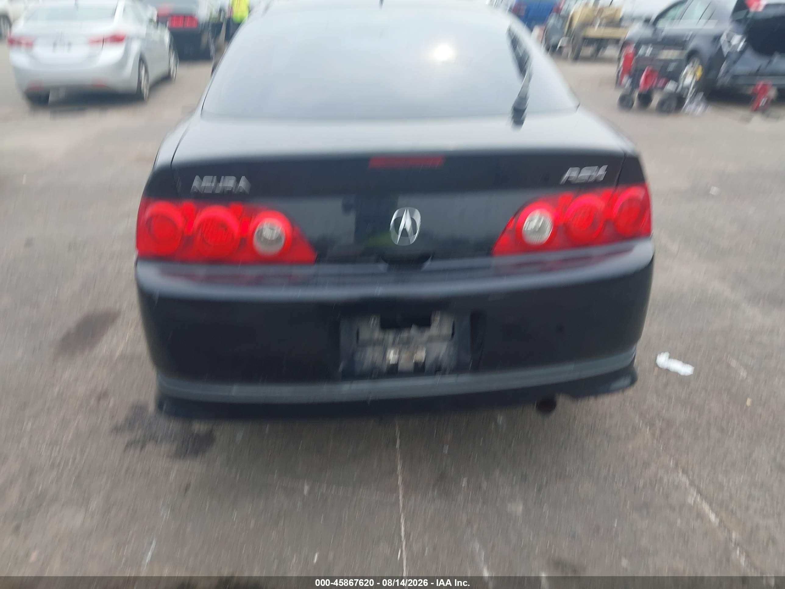 2005 Acura Rsx   Black vin: JH4DC54835S006181