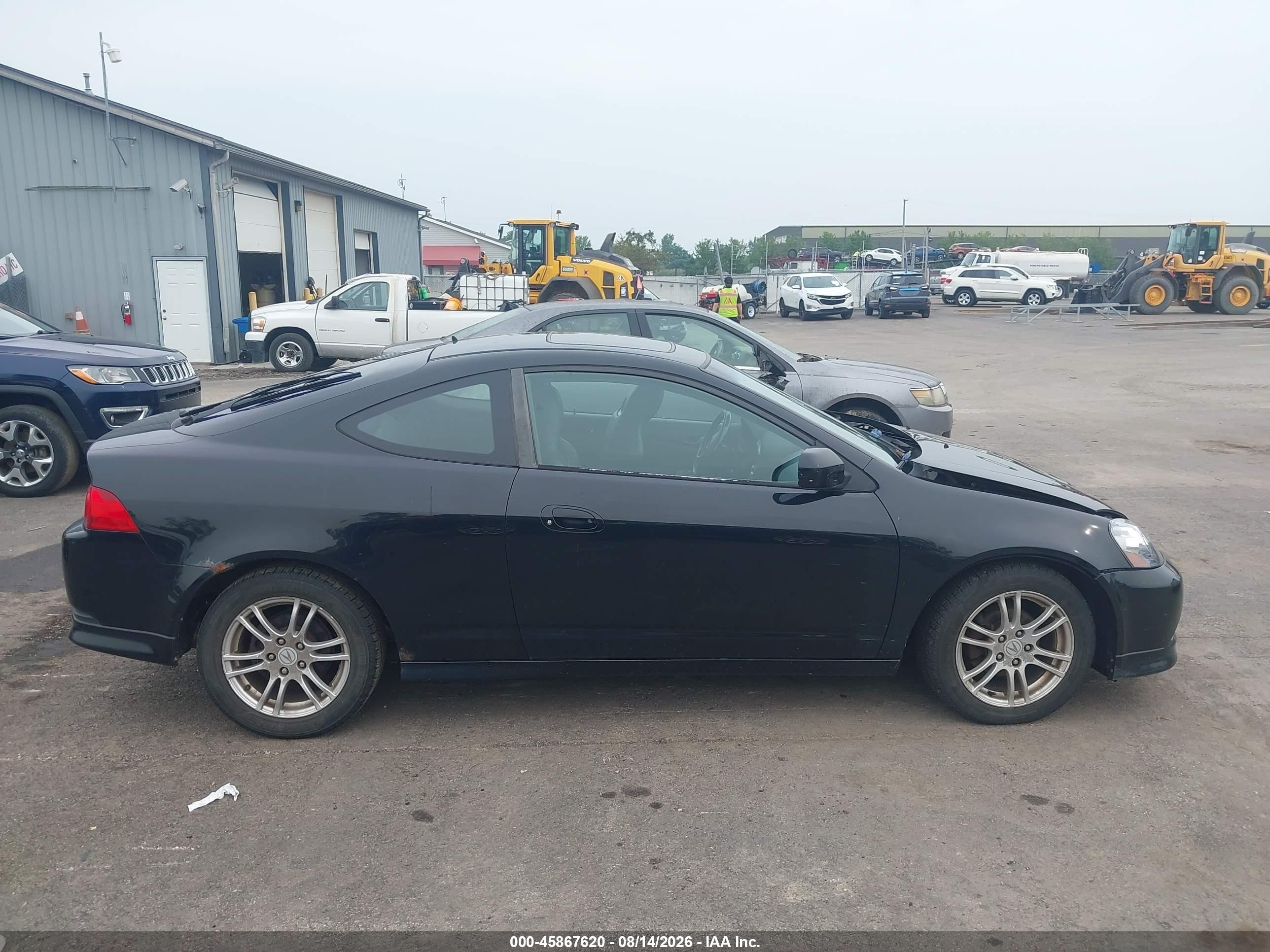 2005 Acura Rsx   Black vin: JH4DC54835S006181