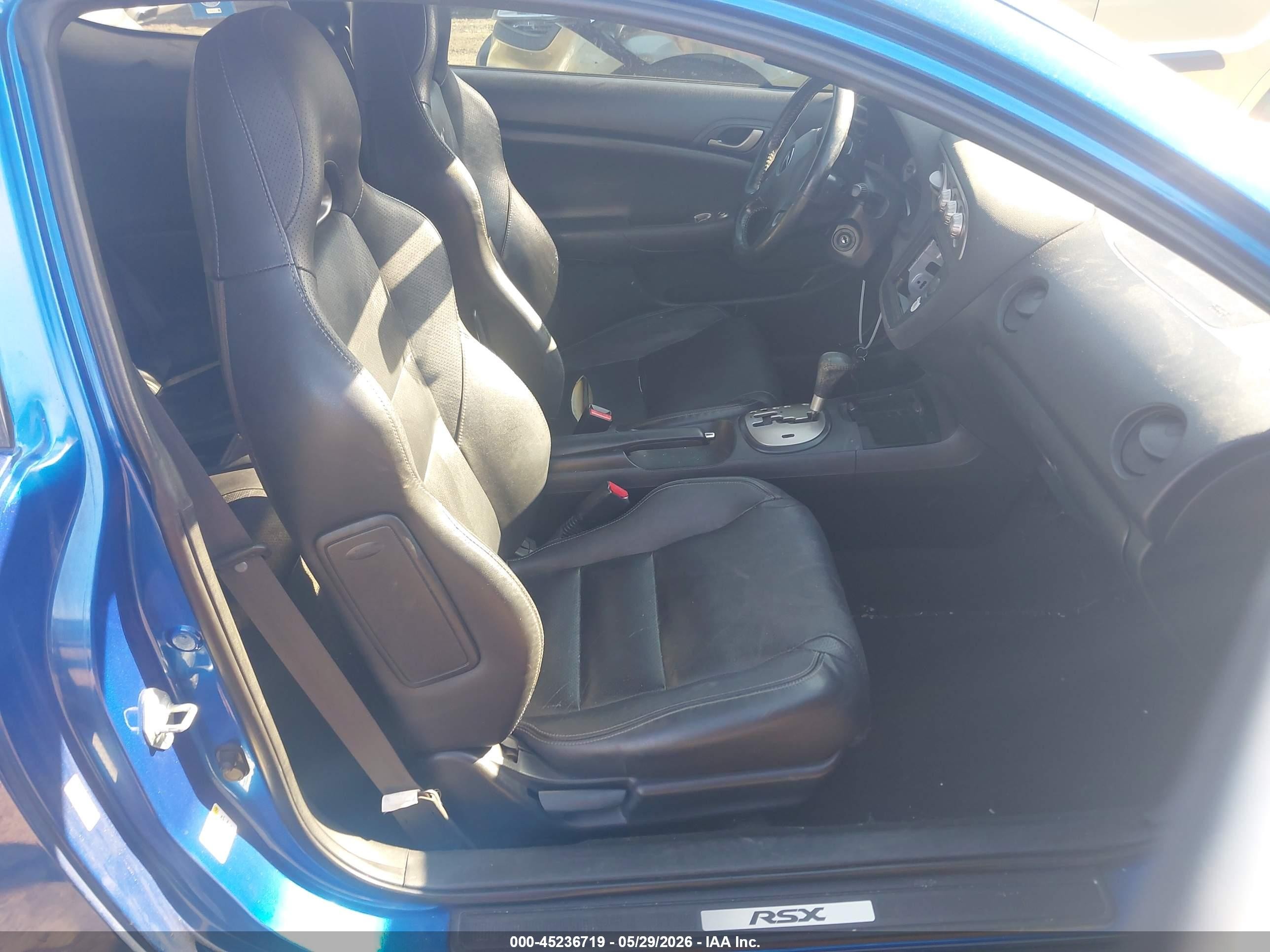 2005 Acura Rsx   Синий vin: JH4DC54835S011879