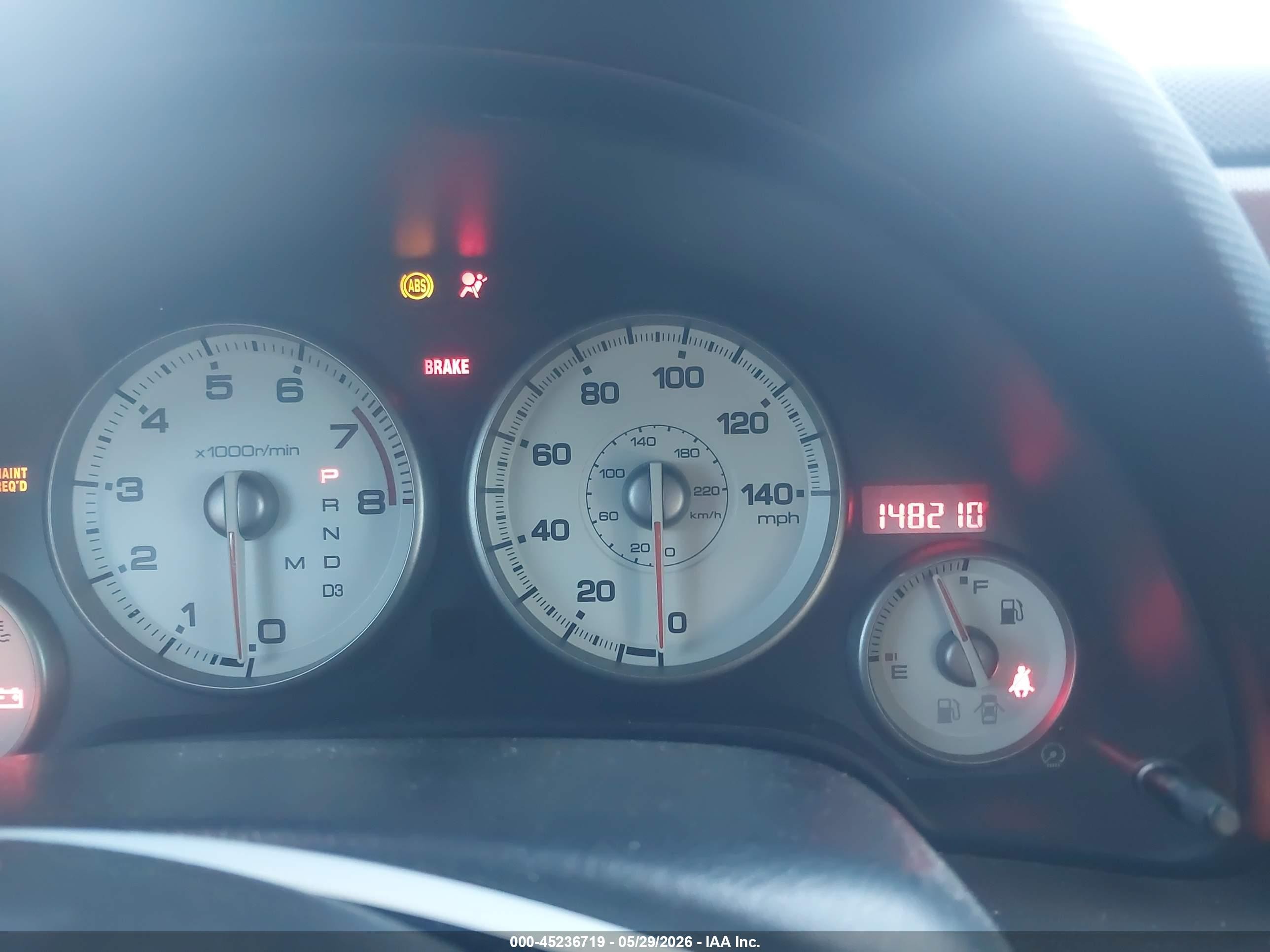 2005 Acura Rsx   Синий vin: JH4DC54835S011879