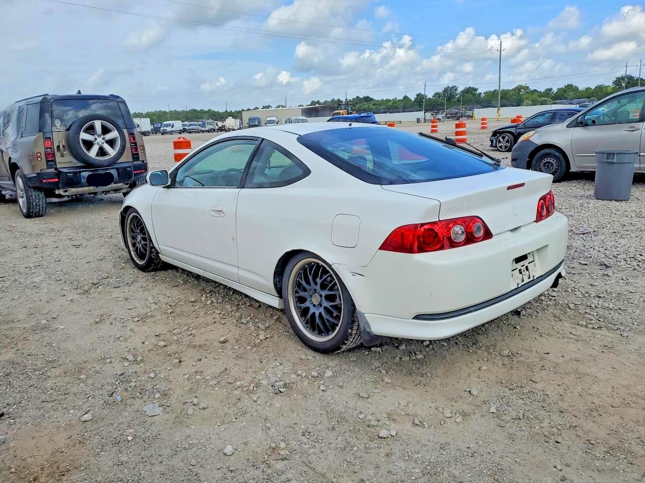 2006 Acura Rsx White vin: JH4DC54836S009356