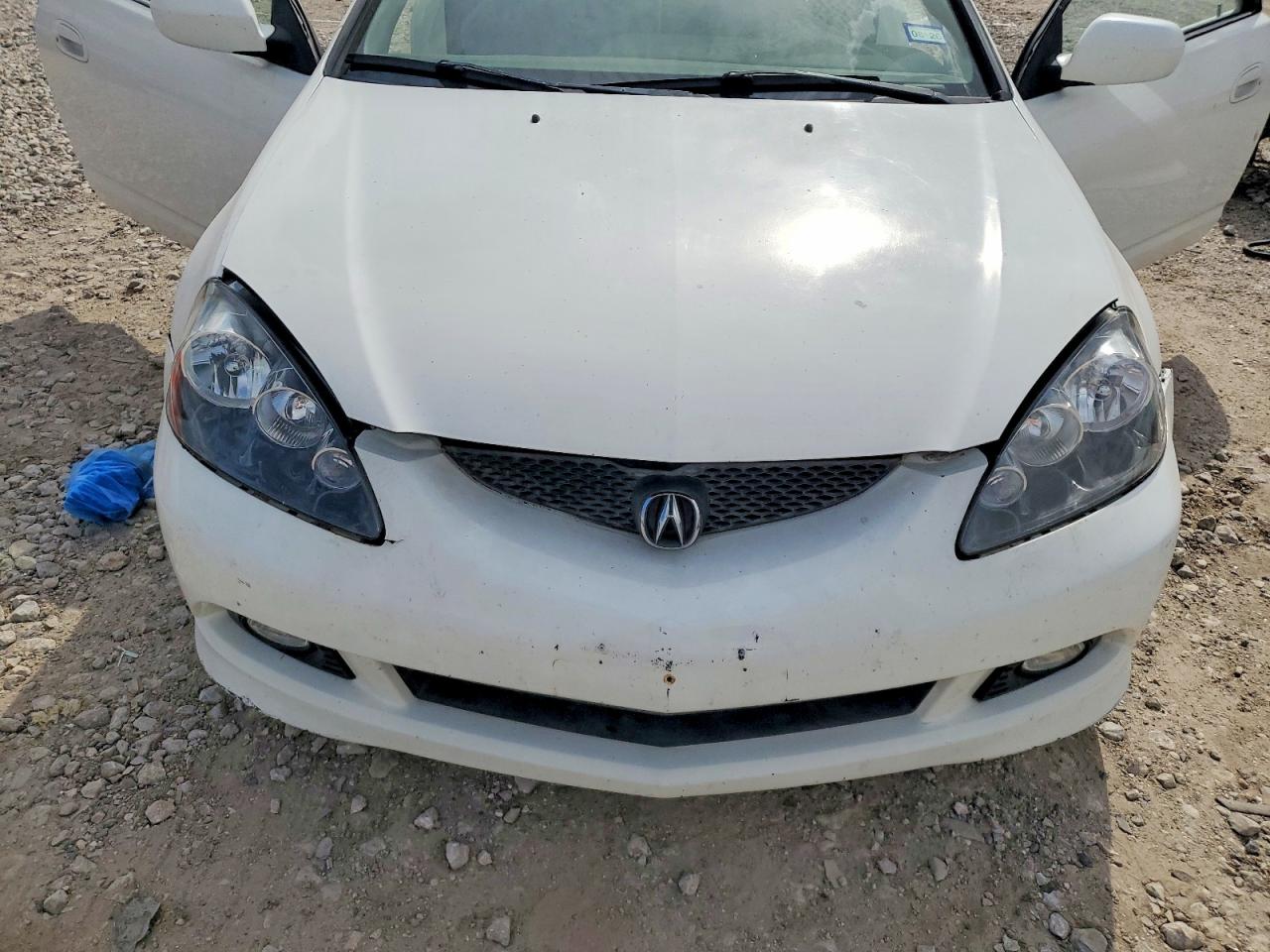 2006 Acura Rsx White vin: JH4DC54836S009356