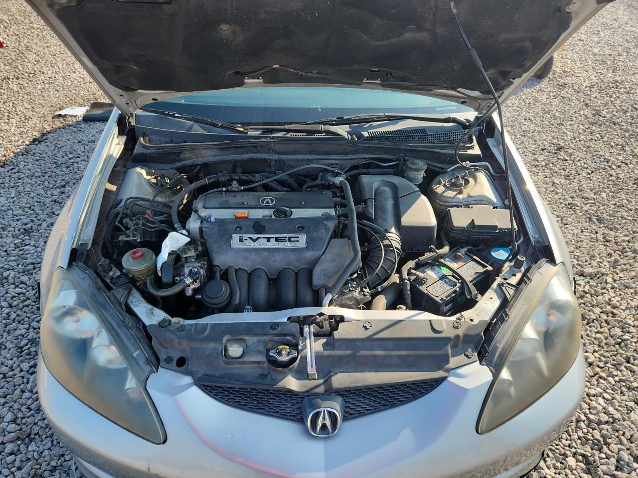 2006 Acura Rsx Silver vin: JH4DC54836S017487