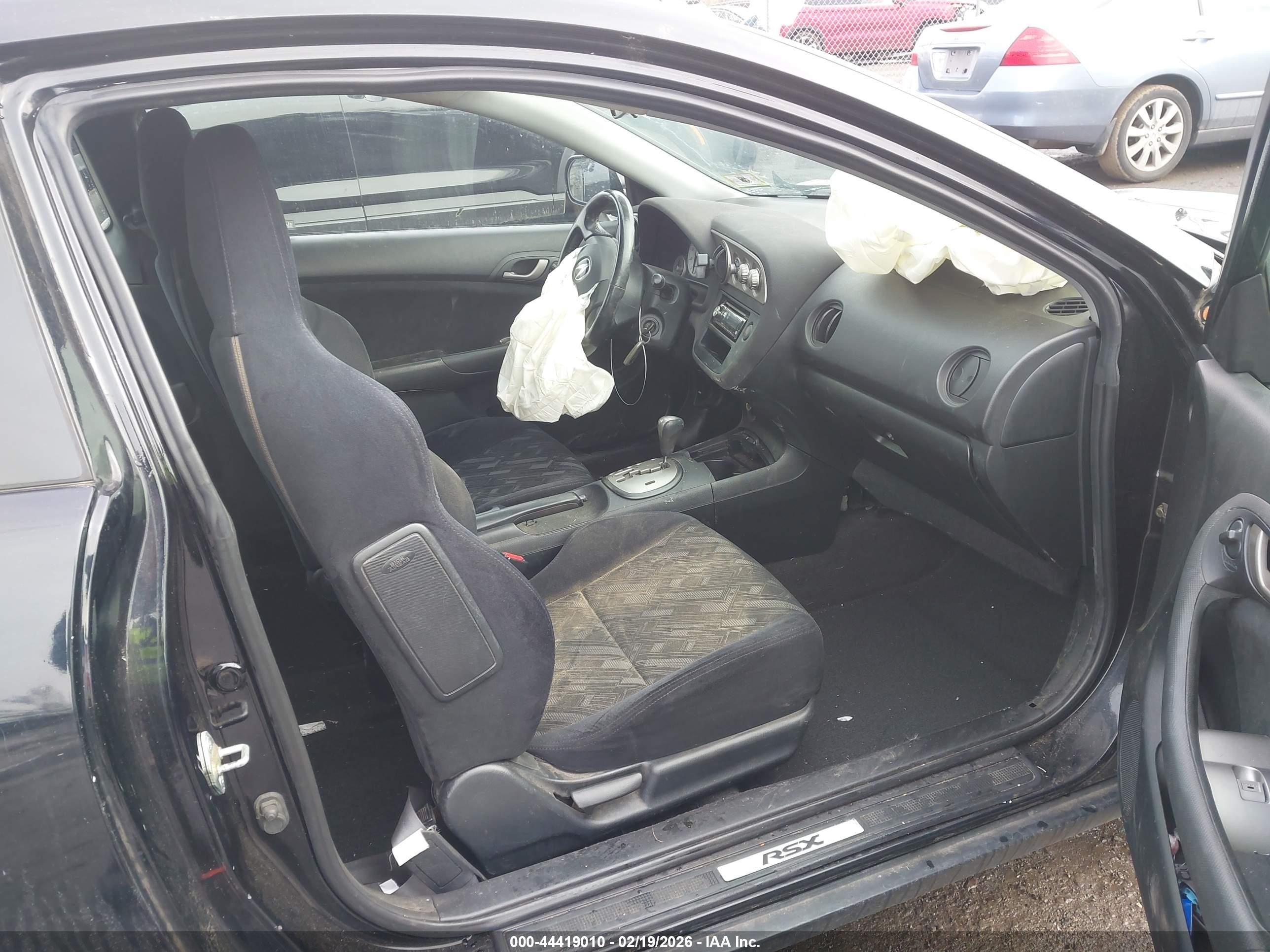 2002 Acura Rsx   Black vin: JH4DC54842C024307