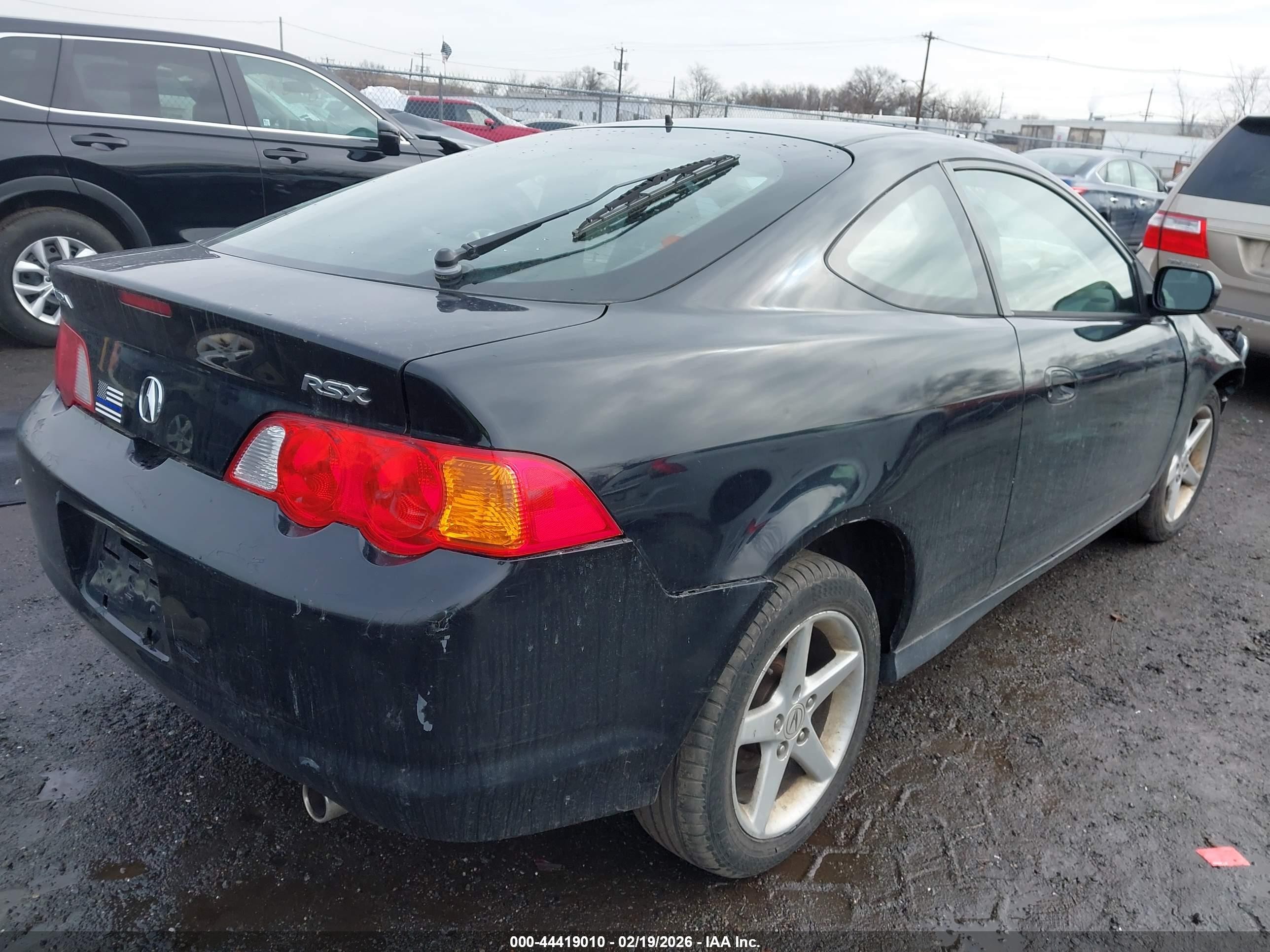 2002 Acura Rsx   Black vin: JH4DC54842C024307