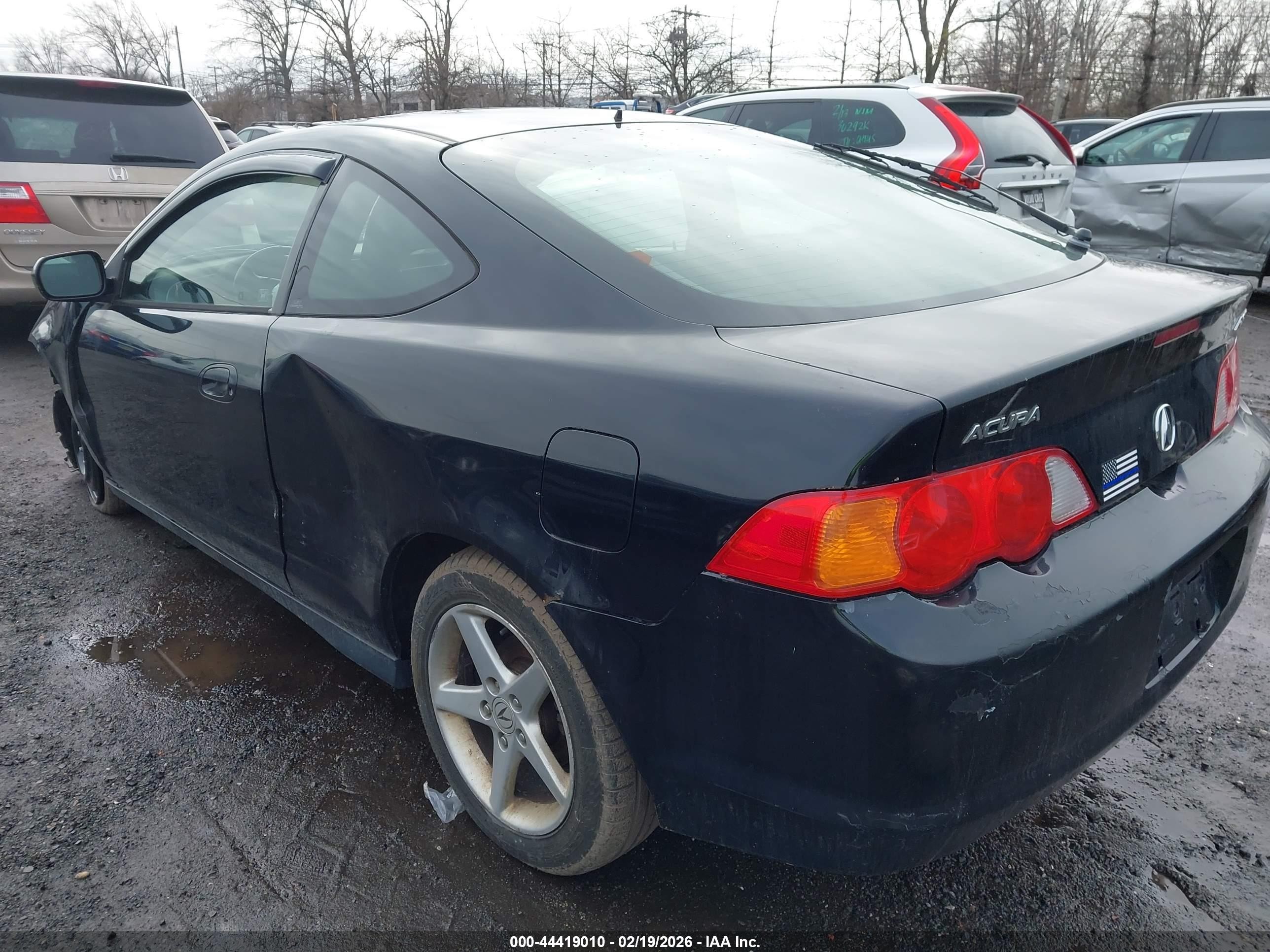 2002 Acura Rsx   Black vin: JH4DC54842C024307
