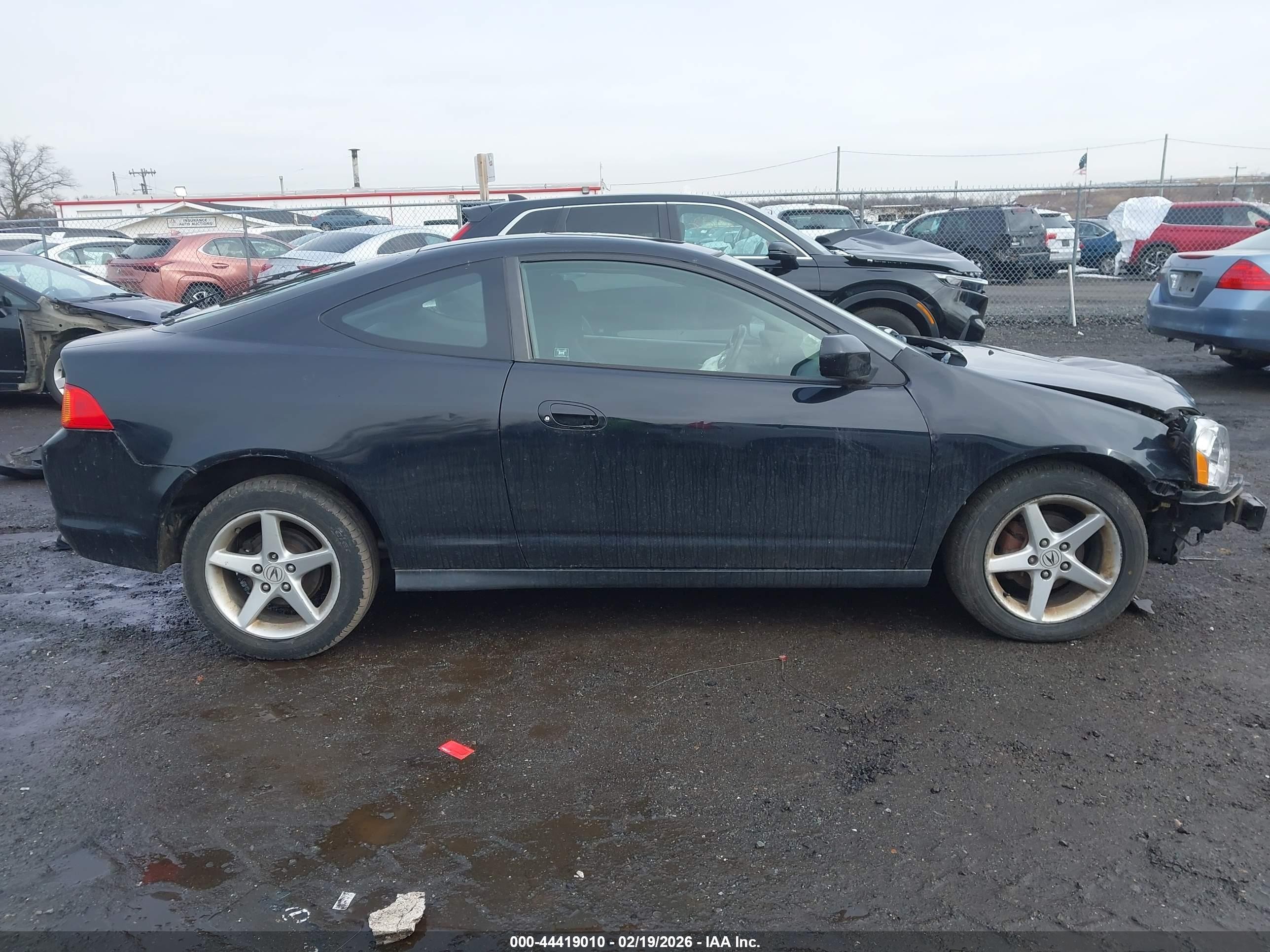 2002 Acura Rsx   Black vin: JH4DC54842C024307