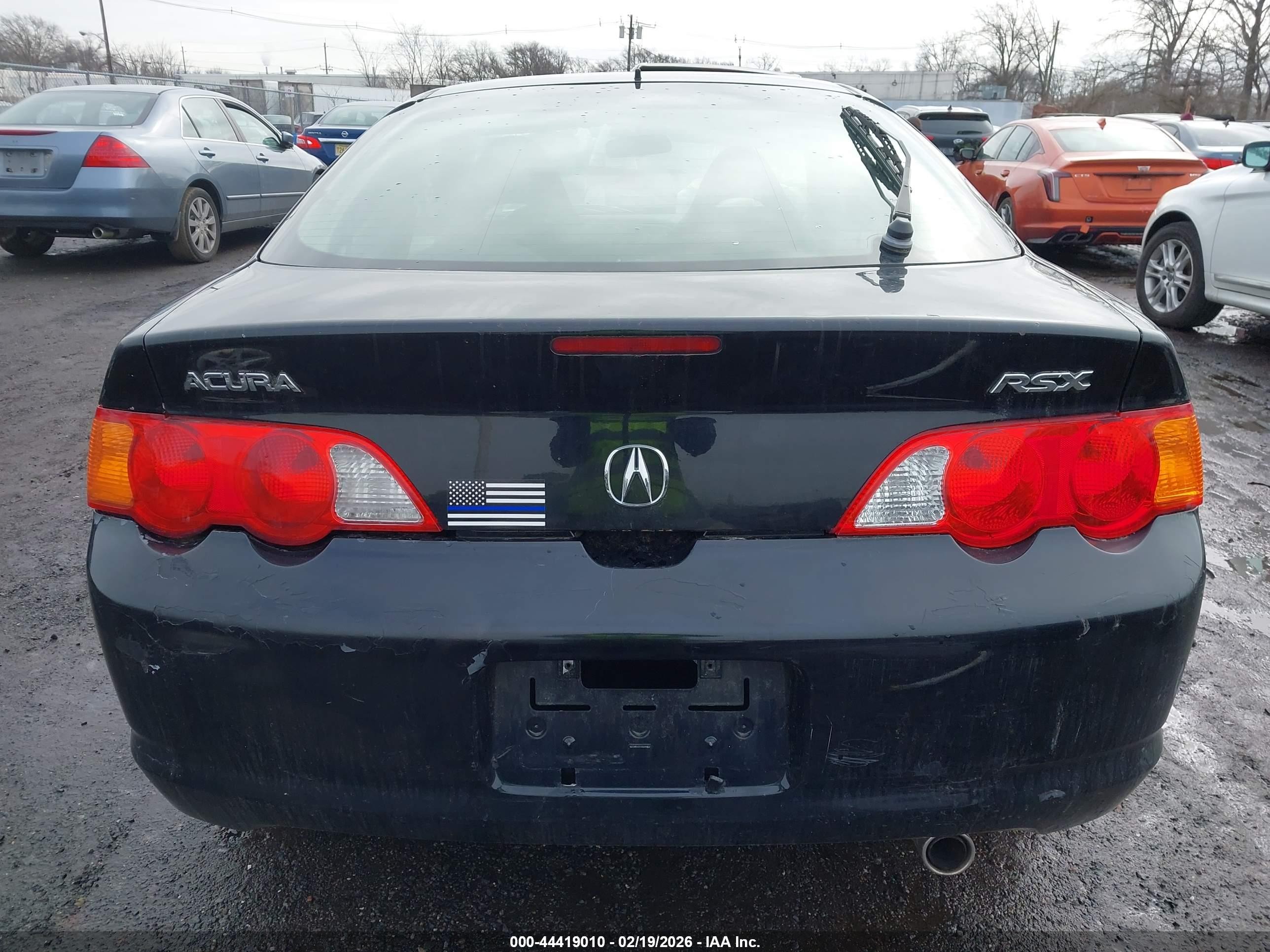 2002 Acura Rsx   Black vin: JH4DC54842C024307