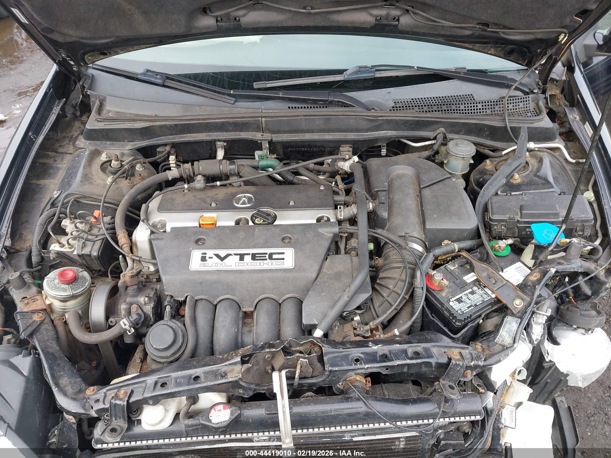 2002 Acura Rsx   Black vin: JH4DC54842C024307