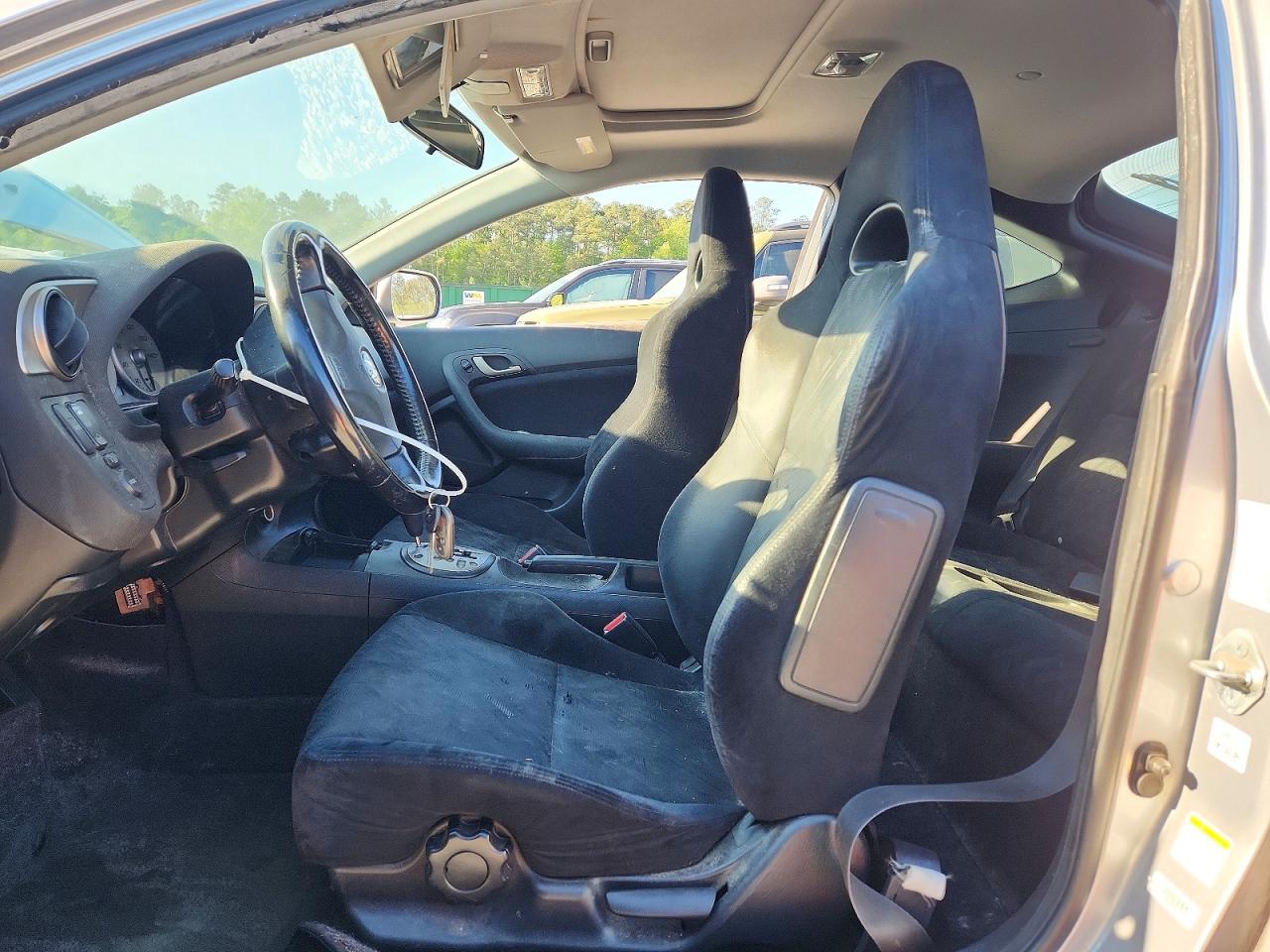 2002 Acura Rsx Silver vin: JH4DC54842C033489