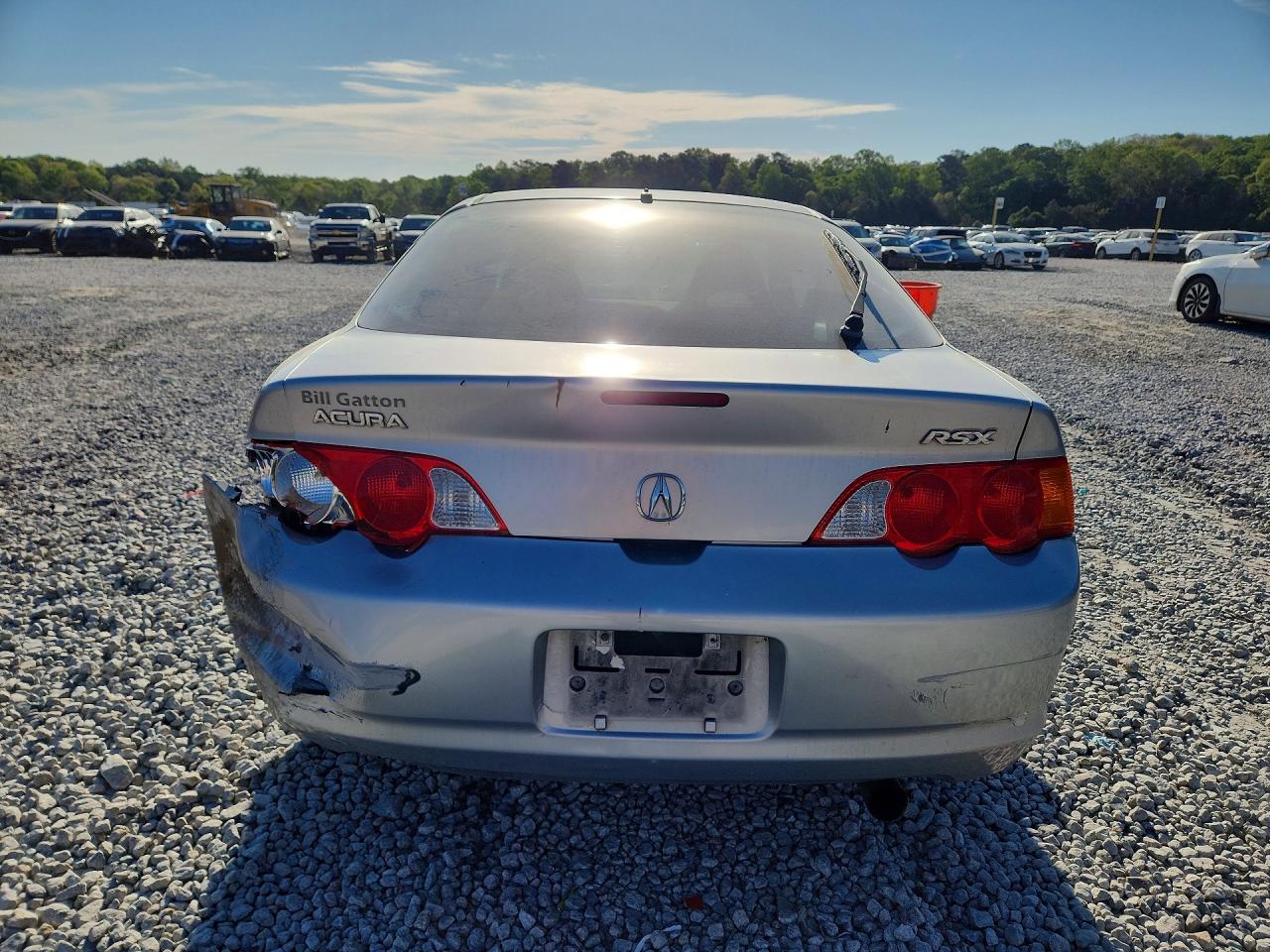 2002 Acura Rsx Silver vin: JH4DC54842C033489