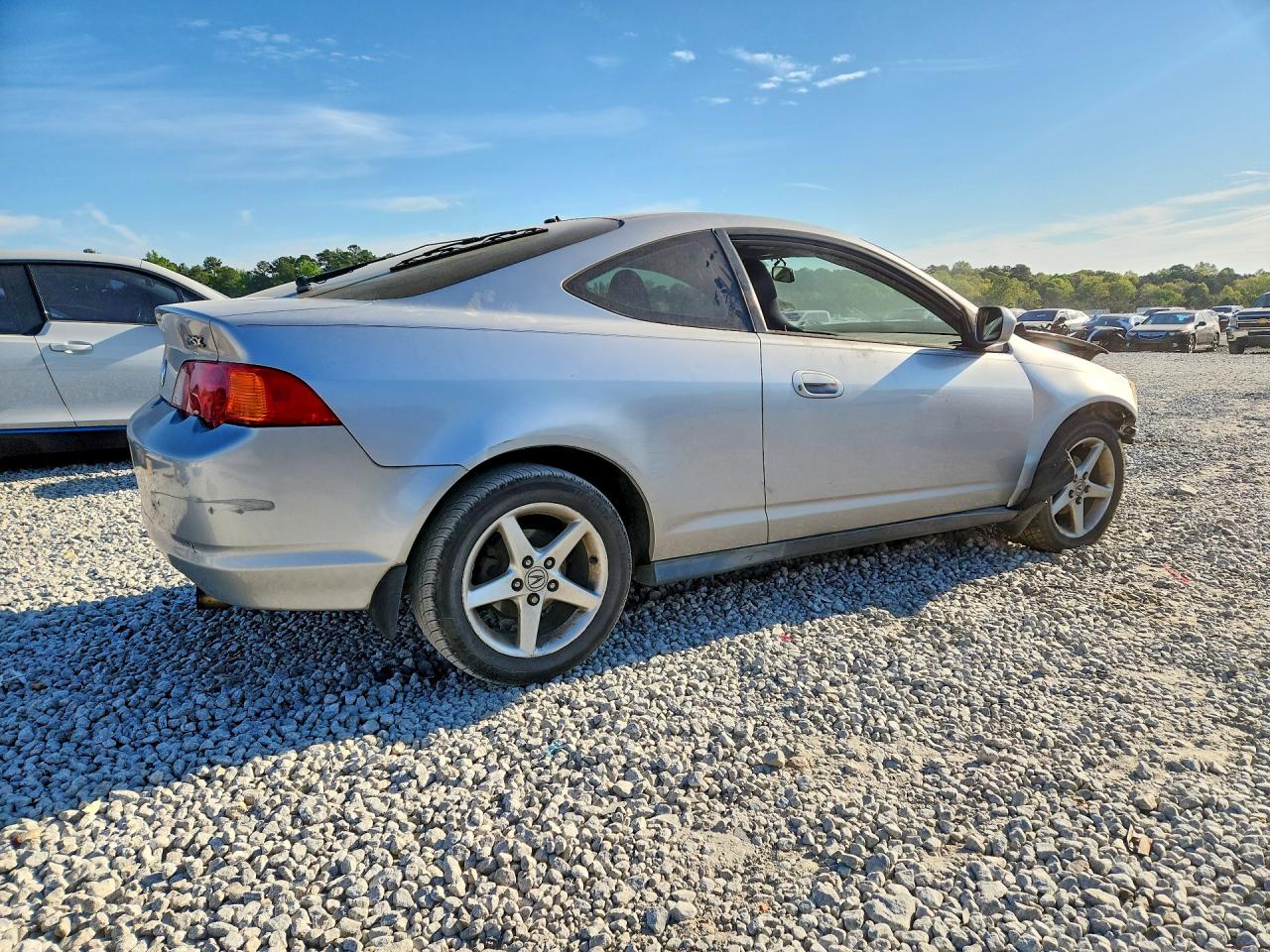 2002 Acura Rsx Silver vin: JH4DC54842C033489