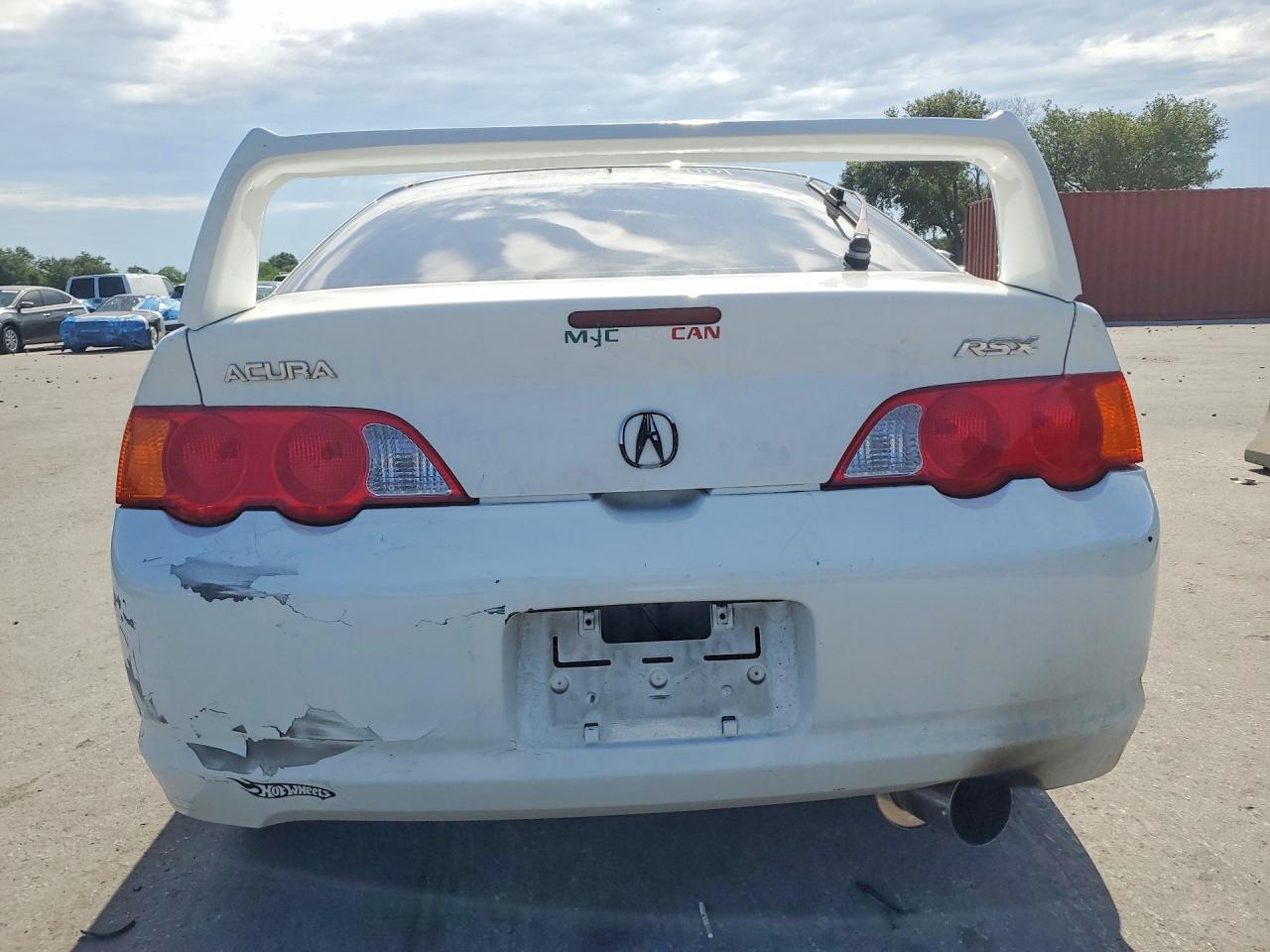 2002 Acura Rsx White vin: JH4DC54842C039633