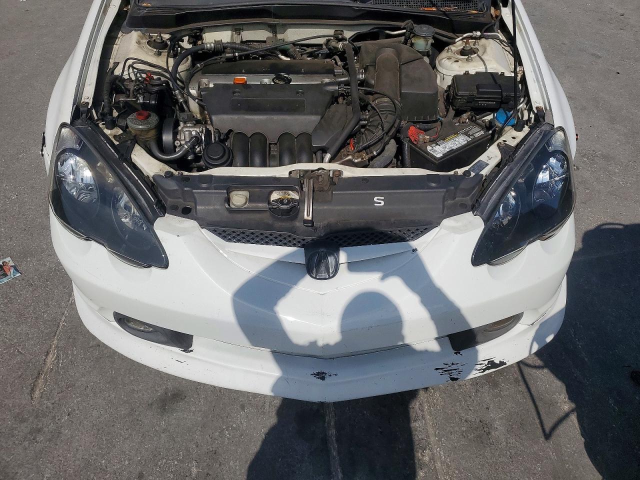 2002 Acura Rsx White vin: JH4DC54842C039633