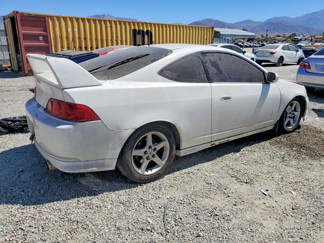 2003 Acura Rsx White vin: JH4DC54843C009923