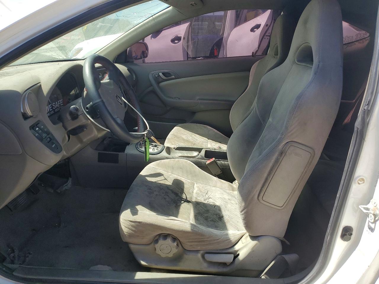 2003 Acura Rsx White vin: JH4DC54843C009923
