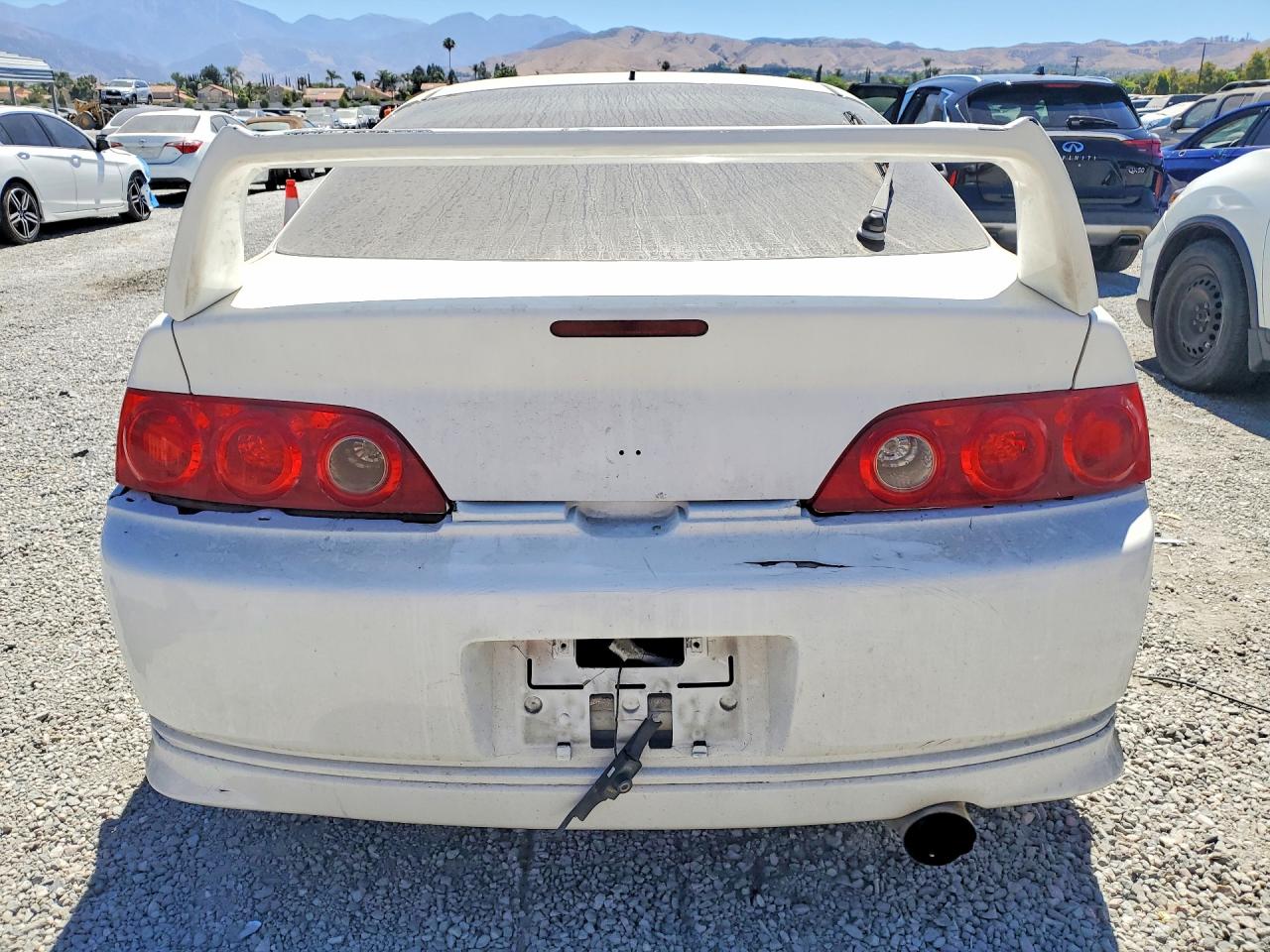 2003 Acura Rsx White vin: JH4DC54843C009923