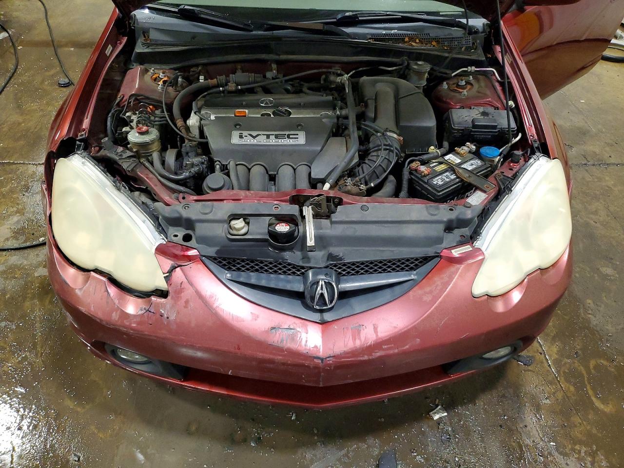2003 Acura Rsx Maroon vin: JH4DC54843C015382