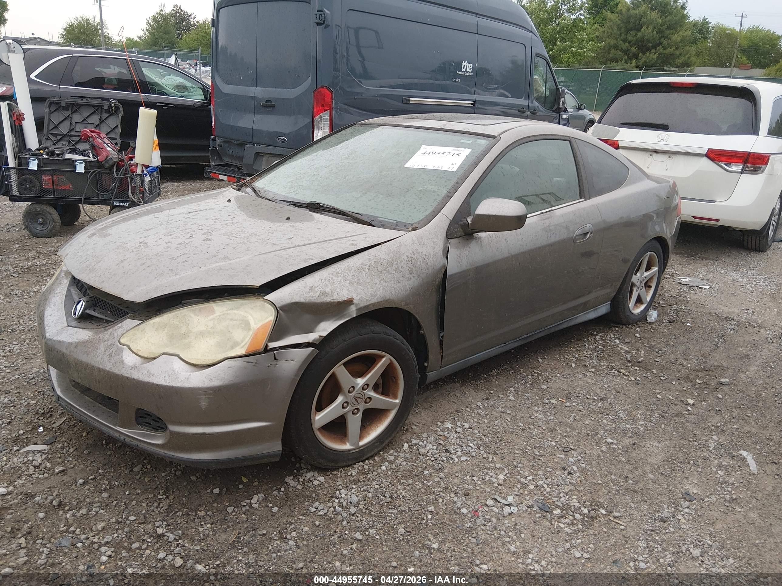 2004 Acura Rsx   Champagne vin: JH4DC54844S002459