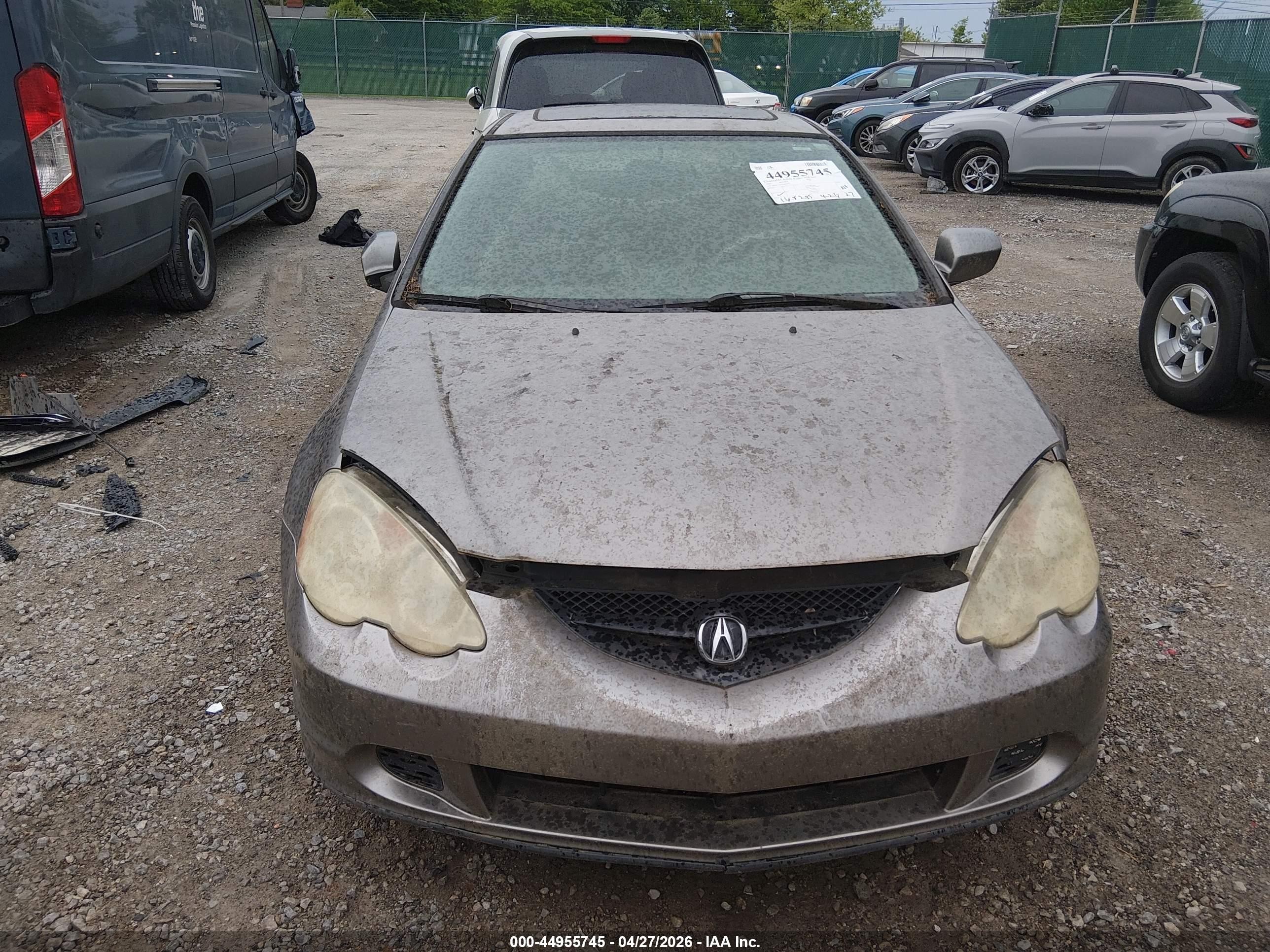 2004 Acura Rsx   Champagne vin: JH4DC54844S002459