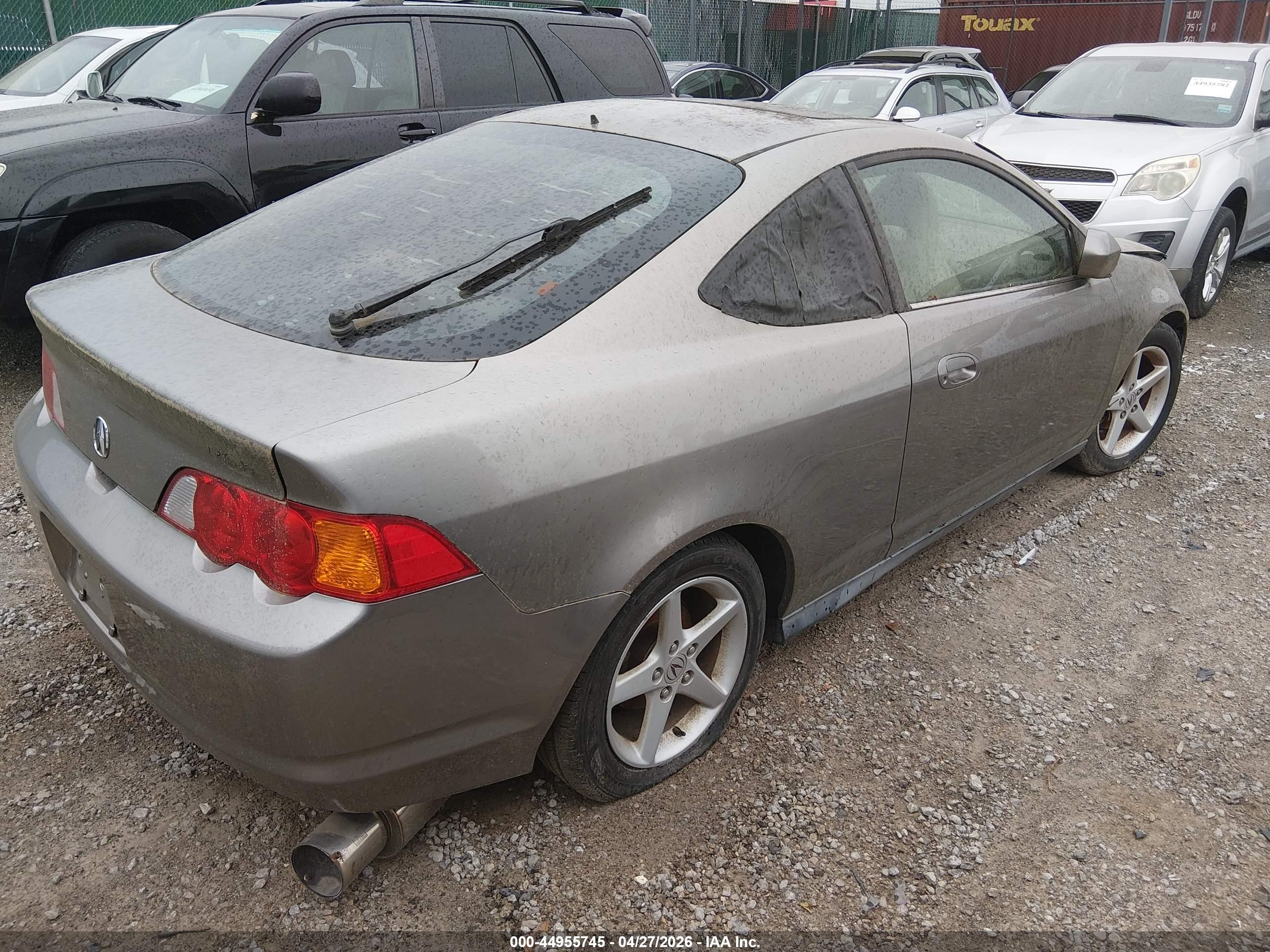 2004 Acura Rsx   Champagne vin: JH4DC54844S002459