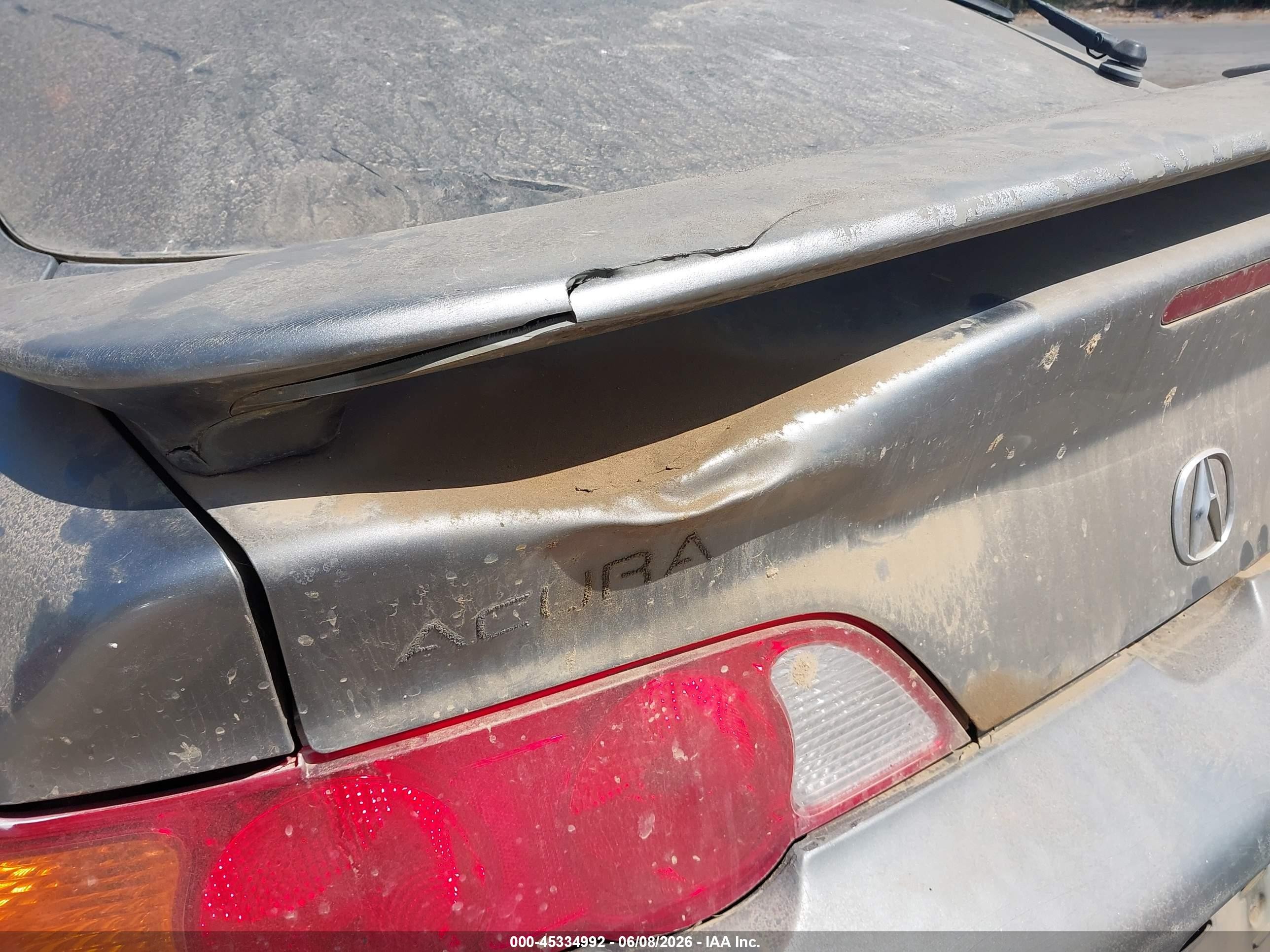 2004 Acura Rsx   Gray vin: JH4DC54844S003885