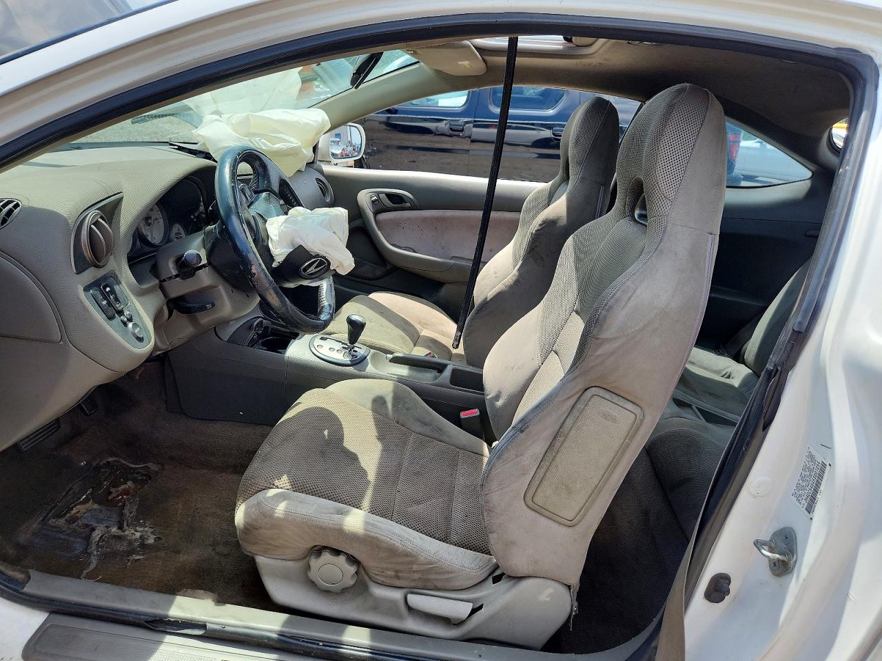 2005 Acura Rsx White vin: JH4DC54845S001054