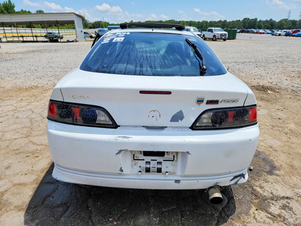 2005 Acura Rsx White vin: JH4DC54845S001054