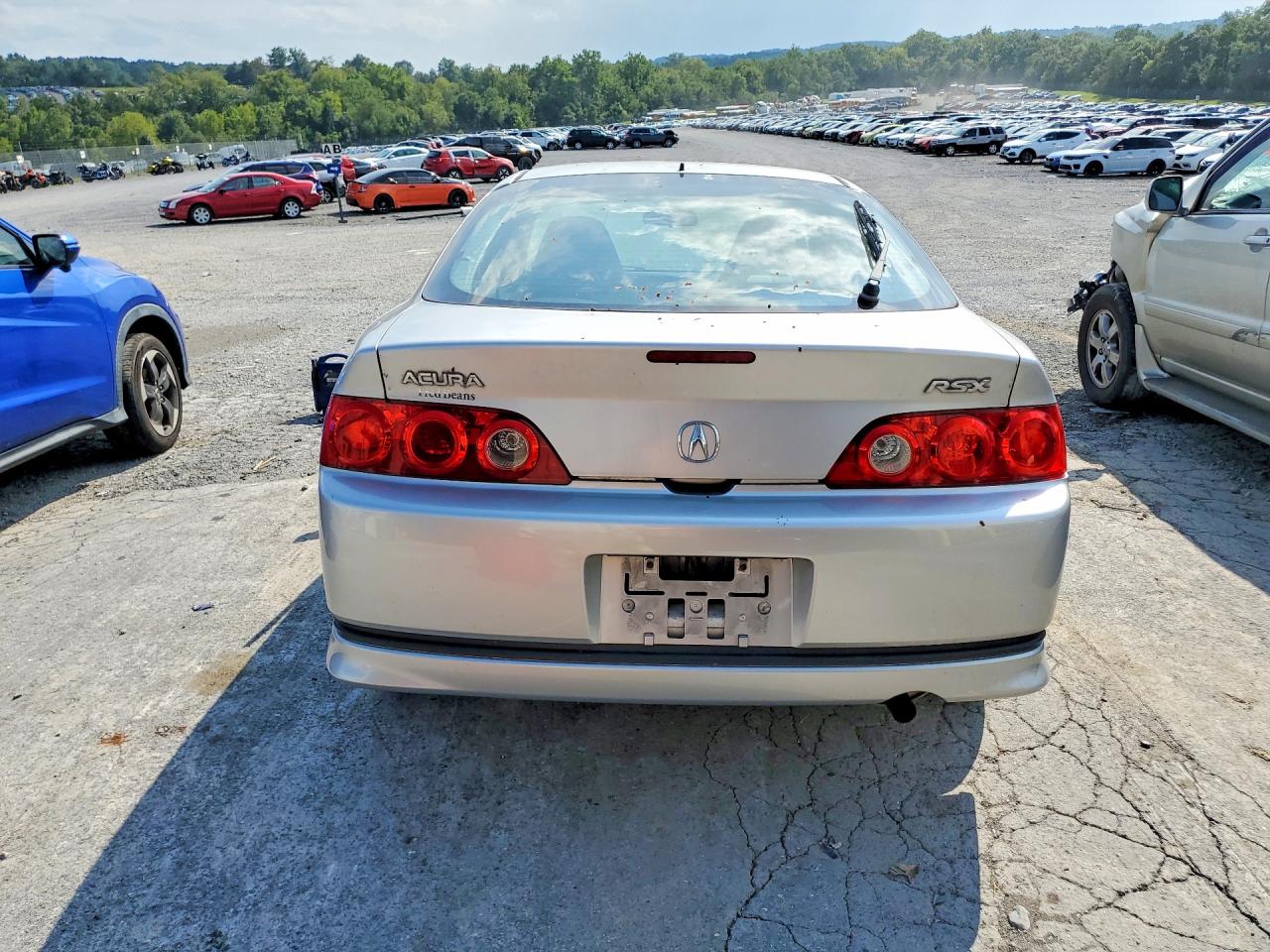 2006 Acura Rsx Silver vin: JH4DC54846S002299