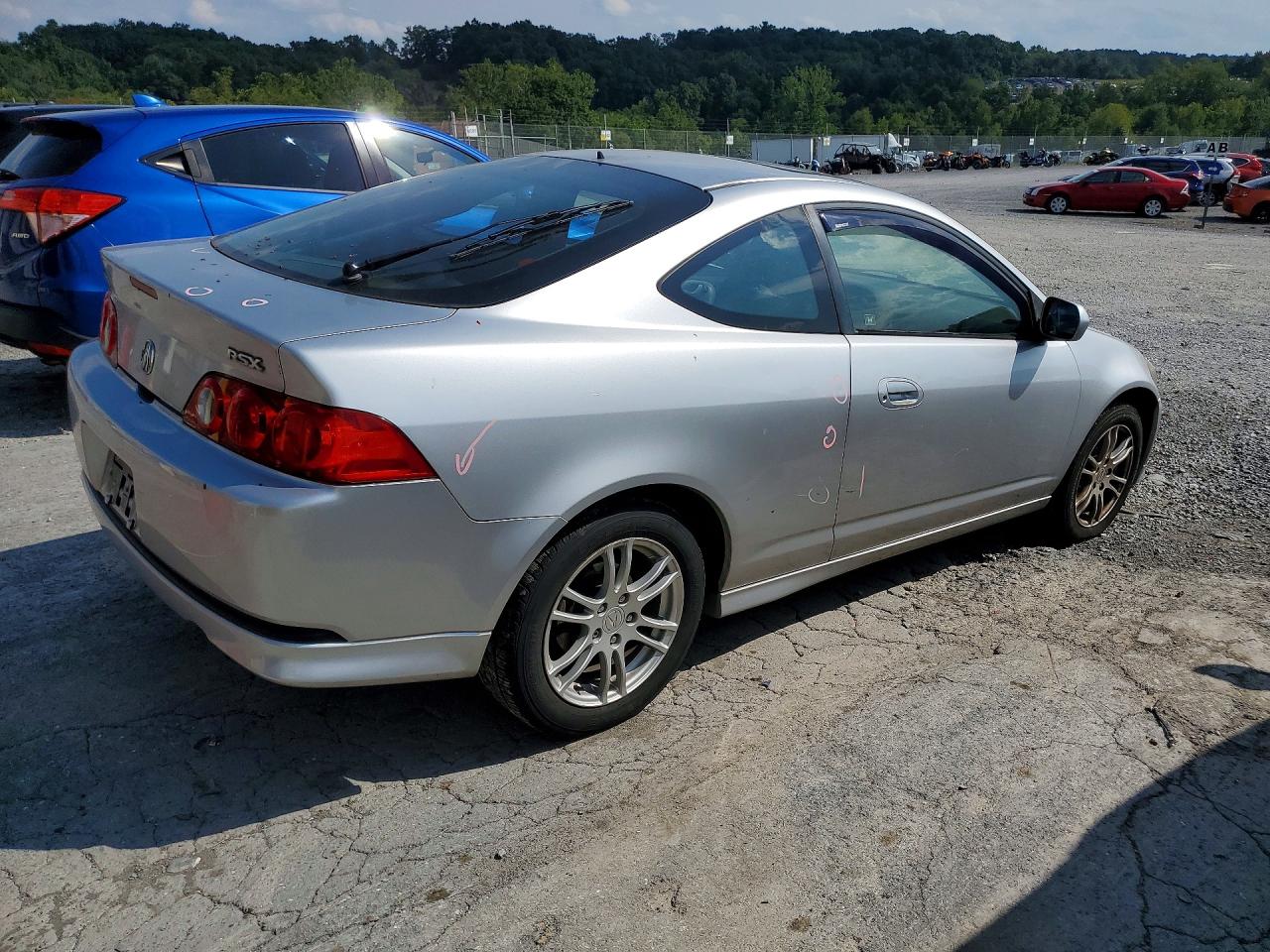 2006 Acura Rsx Silver vin: JH4DC54846S002299