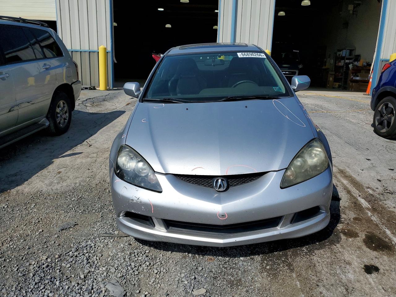 2006 Acura Rsx Silver vin: JH4DC54846S002299