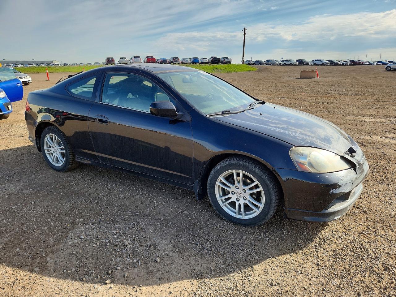 2006 Acura Rsx Black vin: JH4DC54846S800656