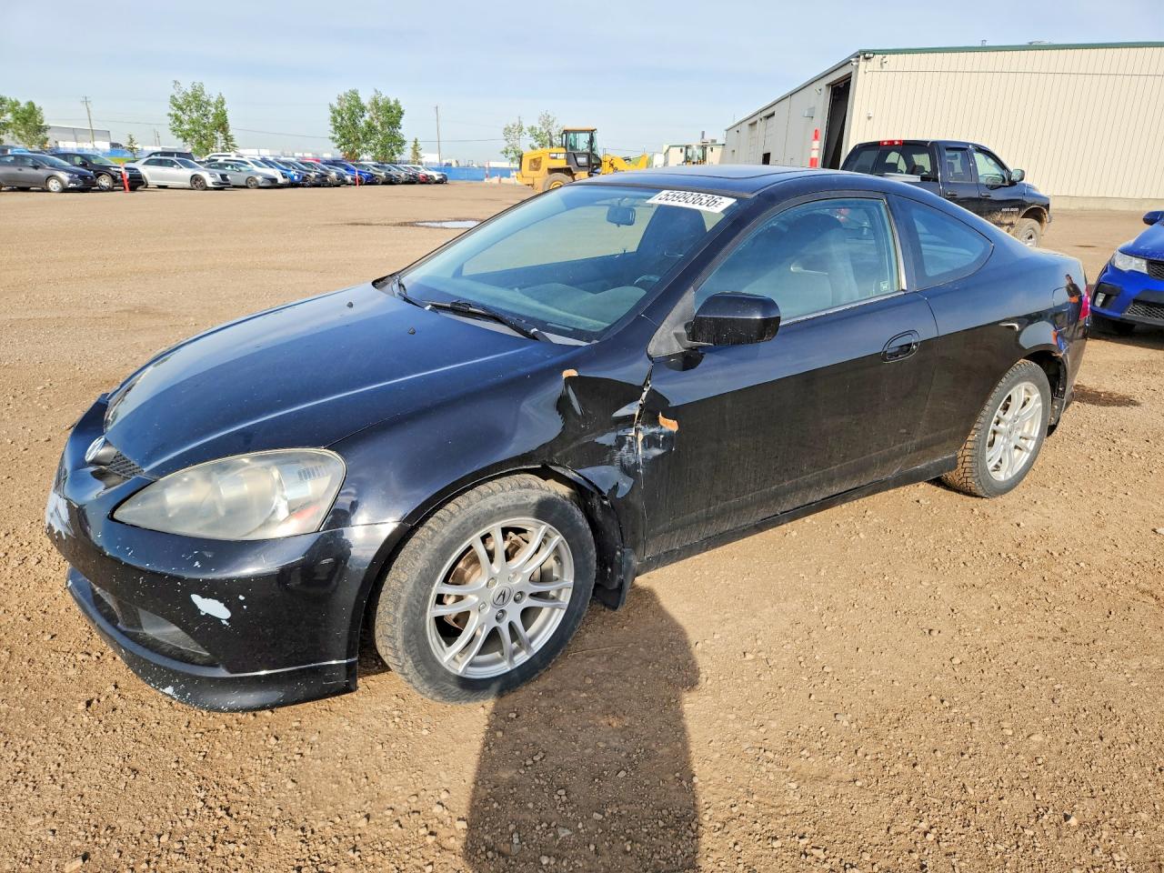 2006 Acura Rsx Black vin: JH4DC54846S800656