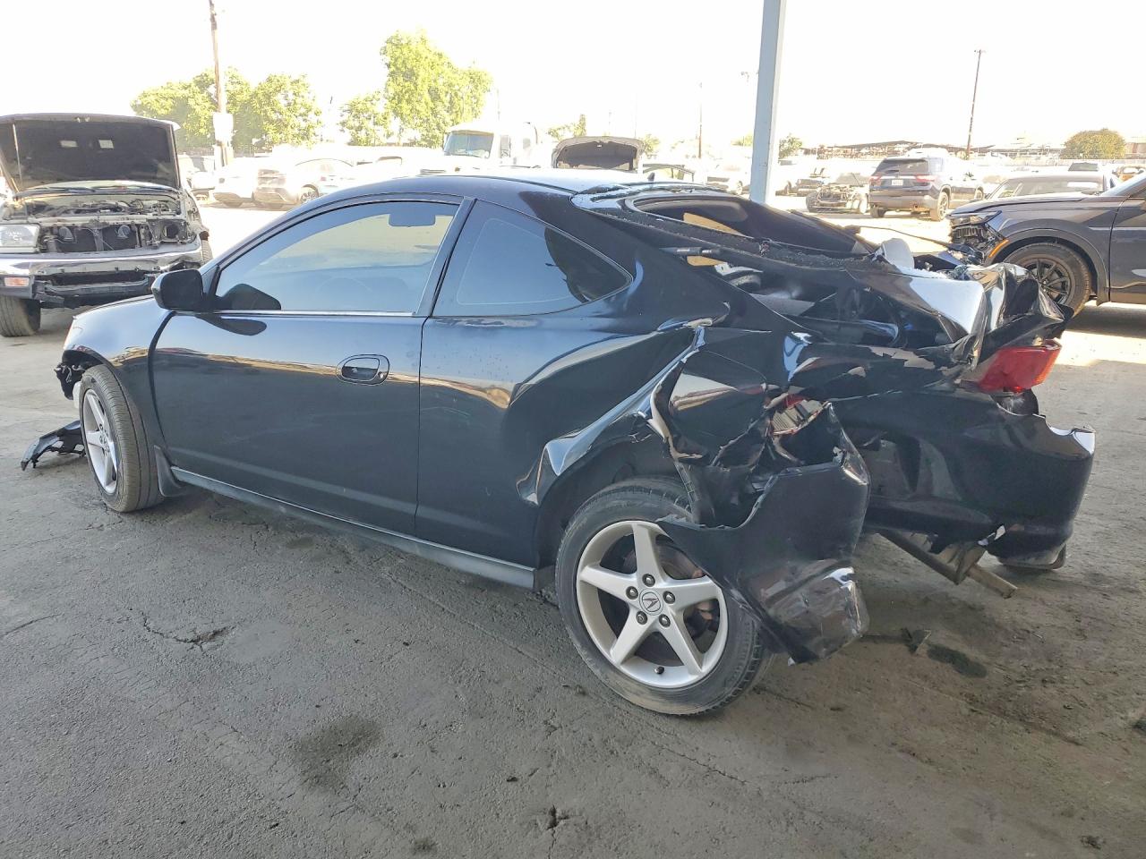 2002 Acura Rsx Black vin: JH4DC54852C012313