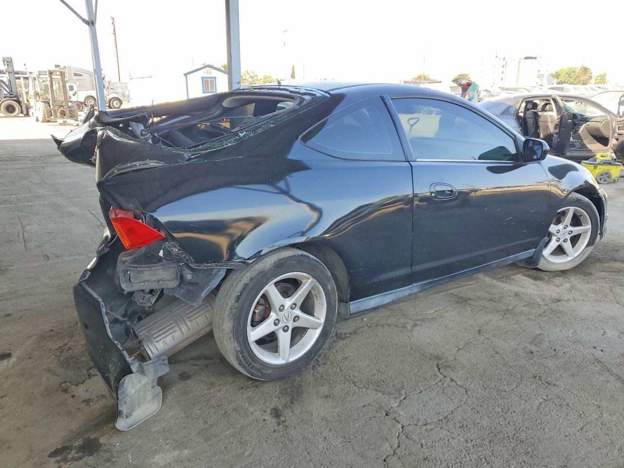2002 Acura Rsx Black vin: JH4DC54852C012313